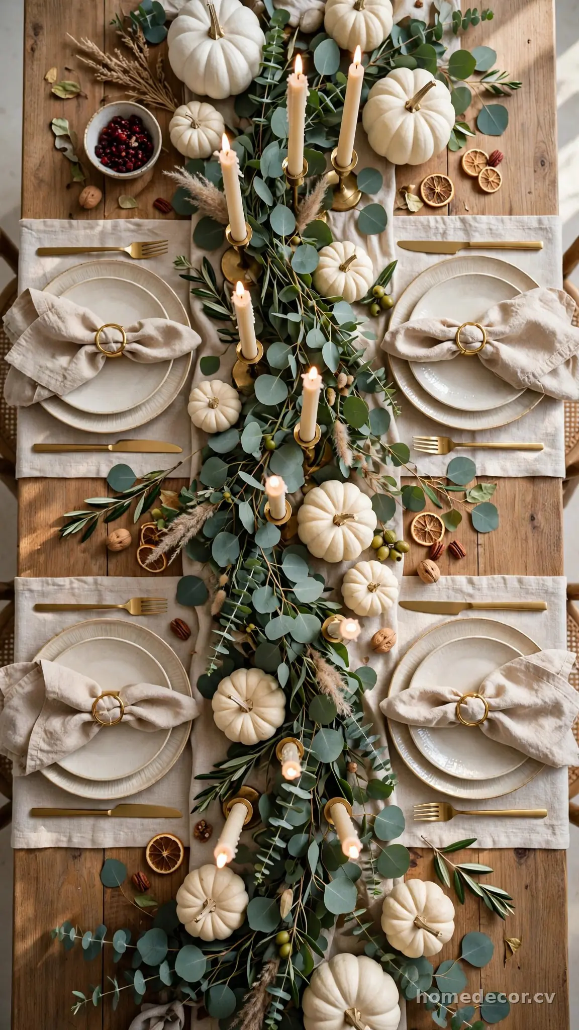 Fresh Eucalyptus Garland Runner