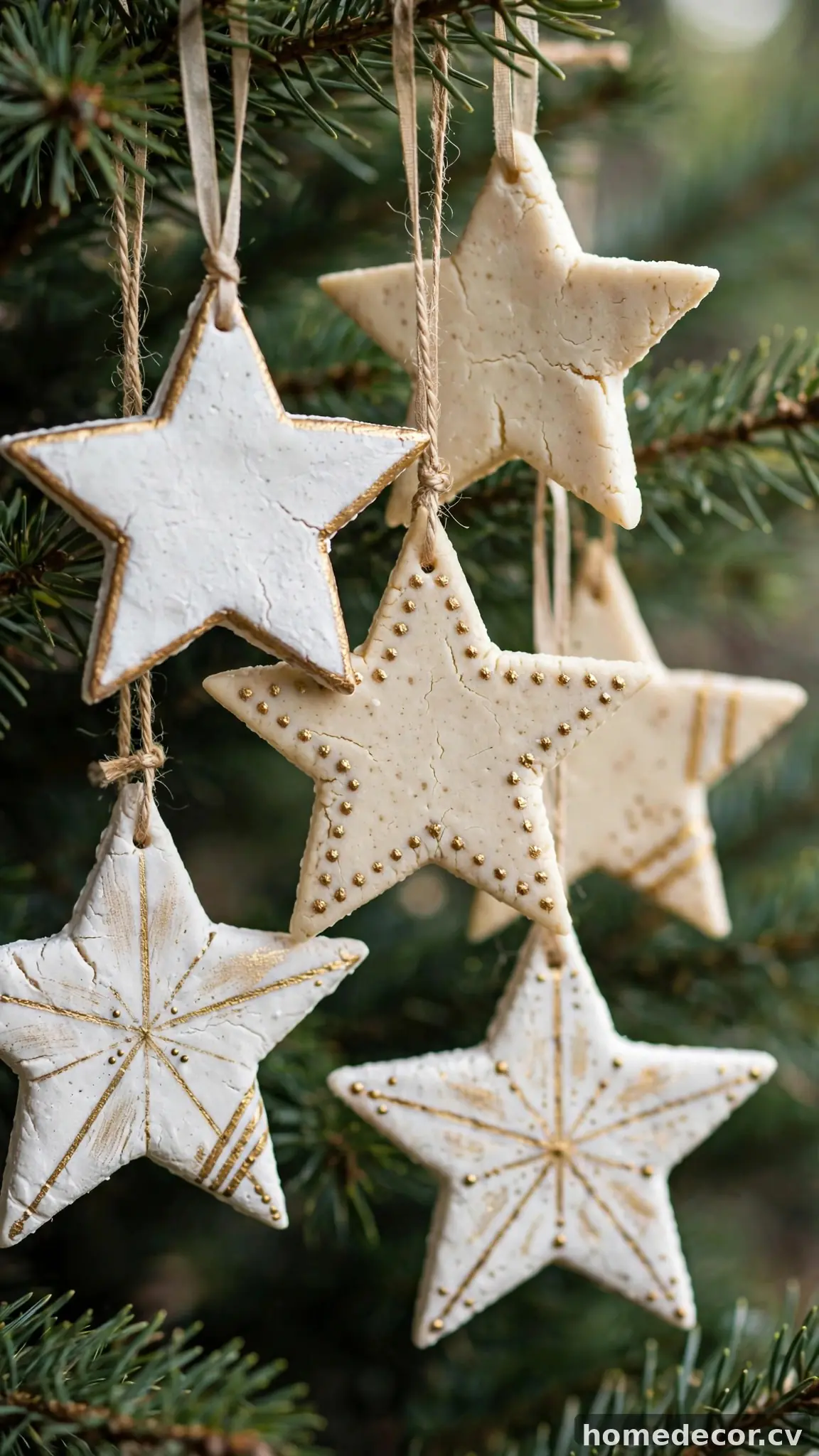 Salt Dough Star Keepsakes