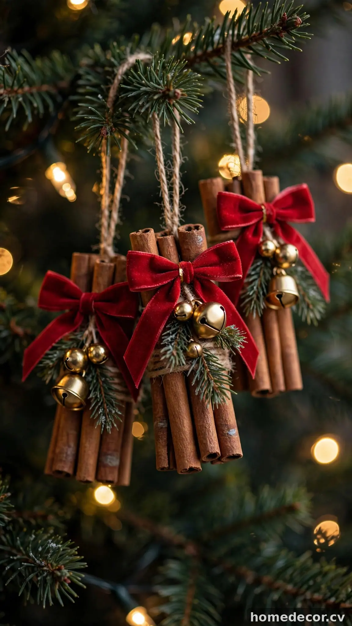 Cinnamon Stick Bundle Ornaments