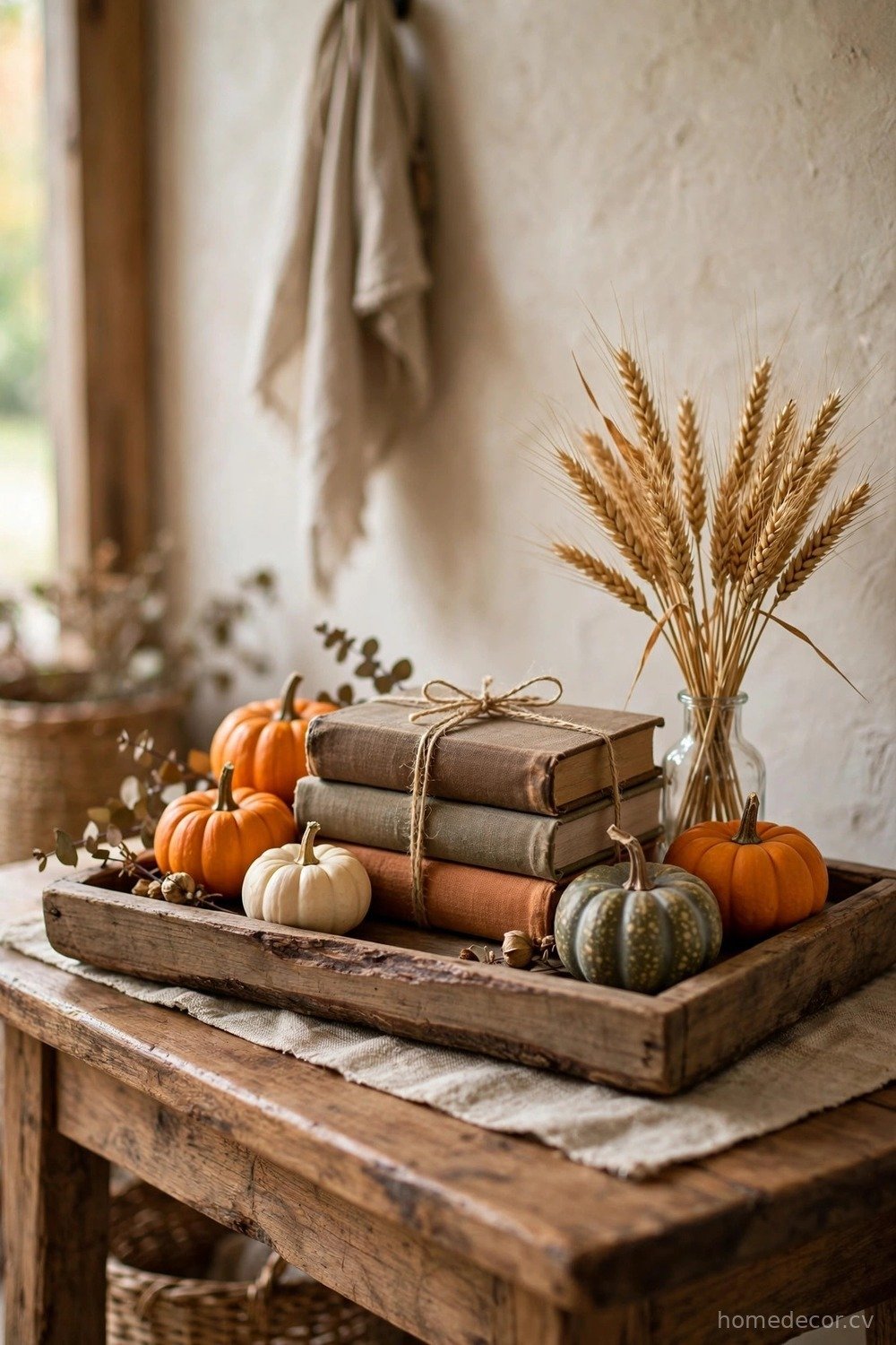 Rustic Wooden Tray Styling