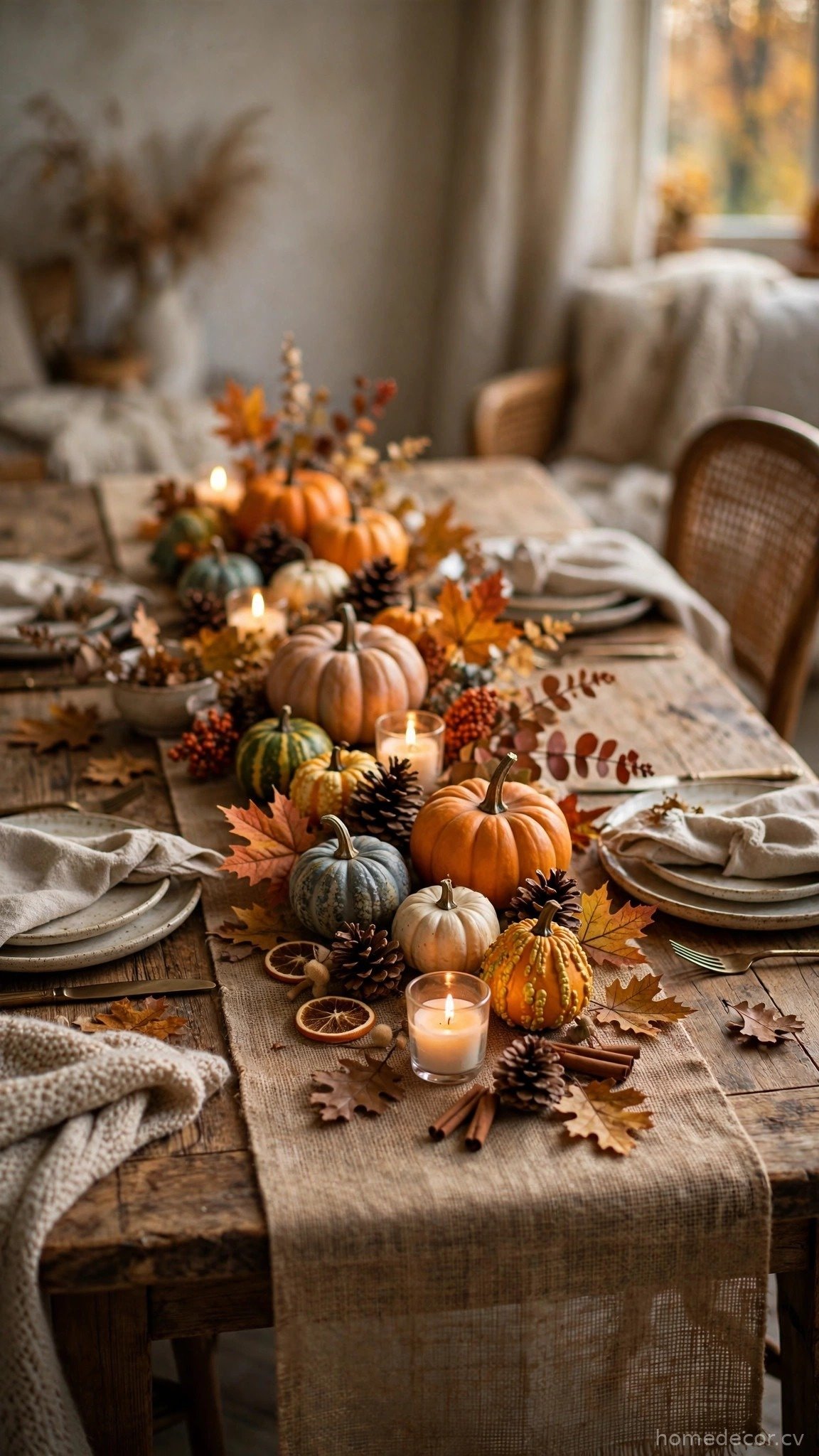 Classic Harvest Centerpiece Runner