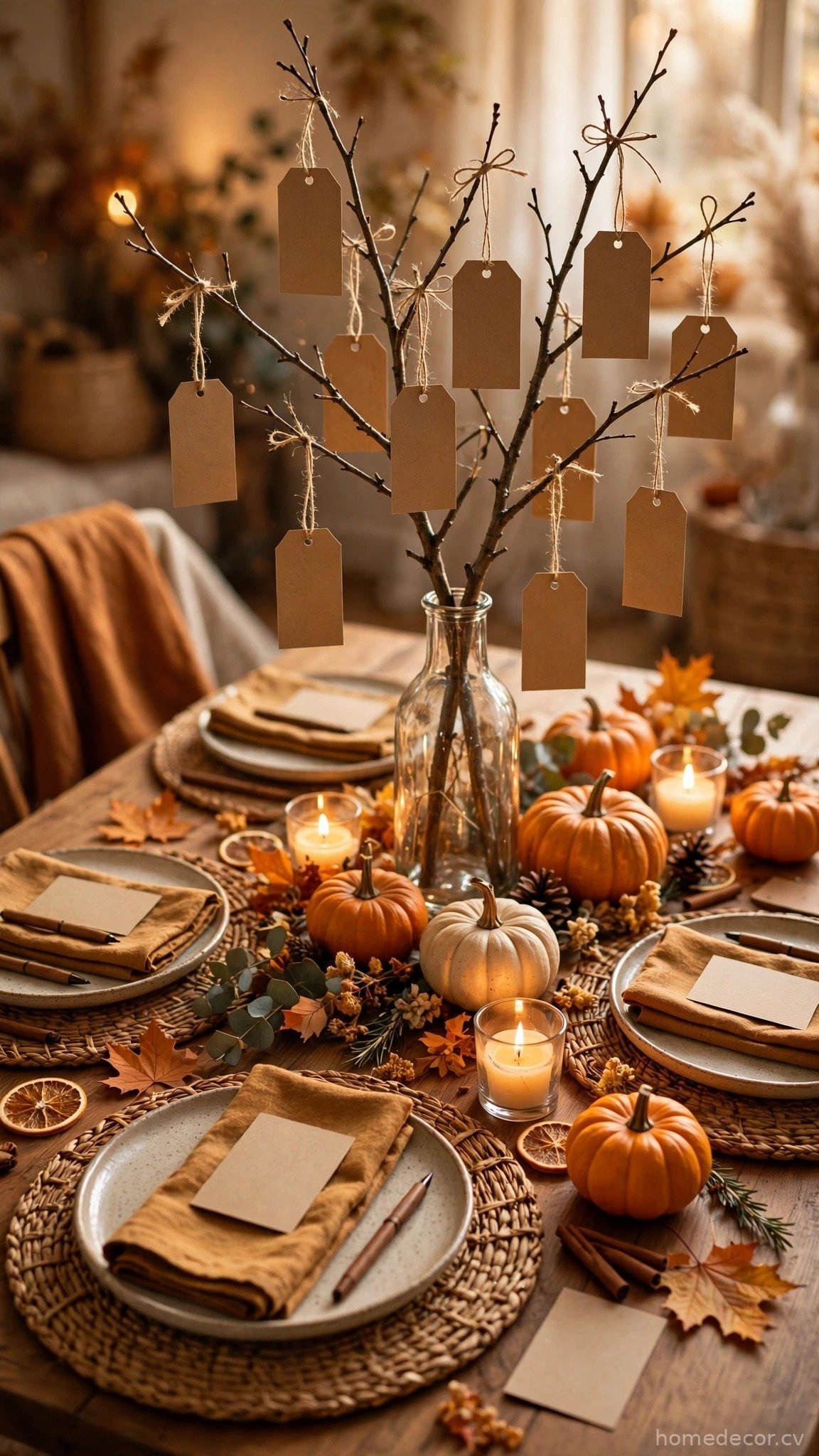Thanksgiving Gratitude Table