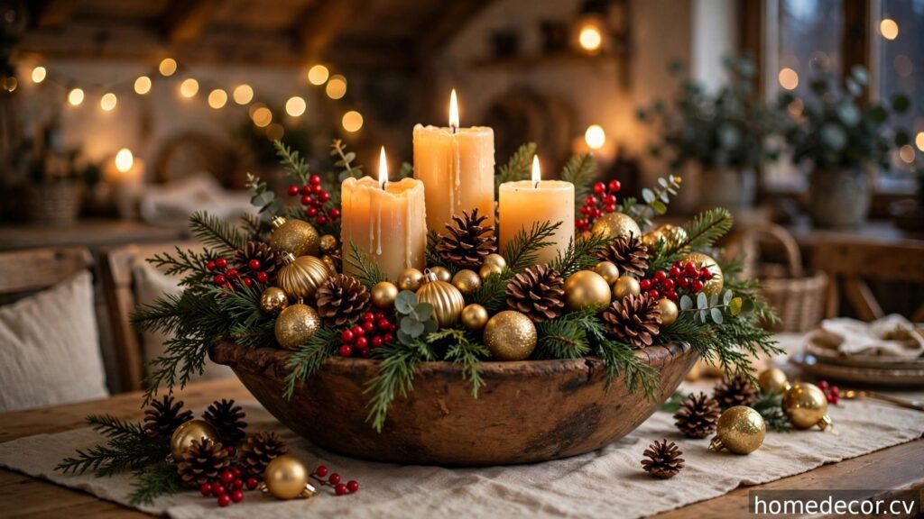 13 Dough Bowl Centrepiece Ideas for Christmas That Wow Guests