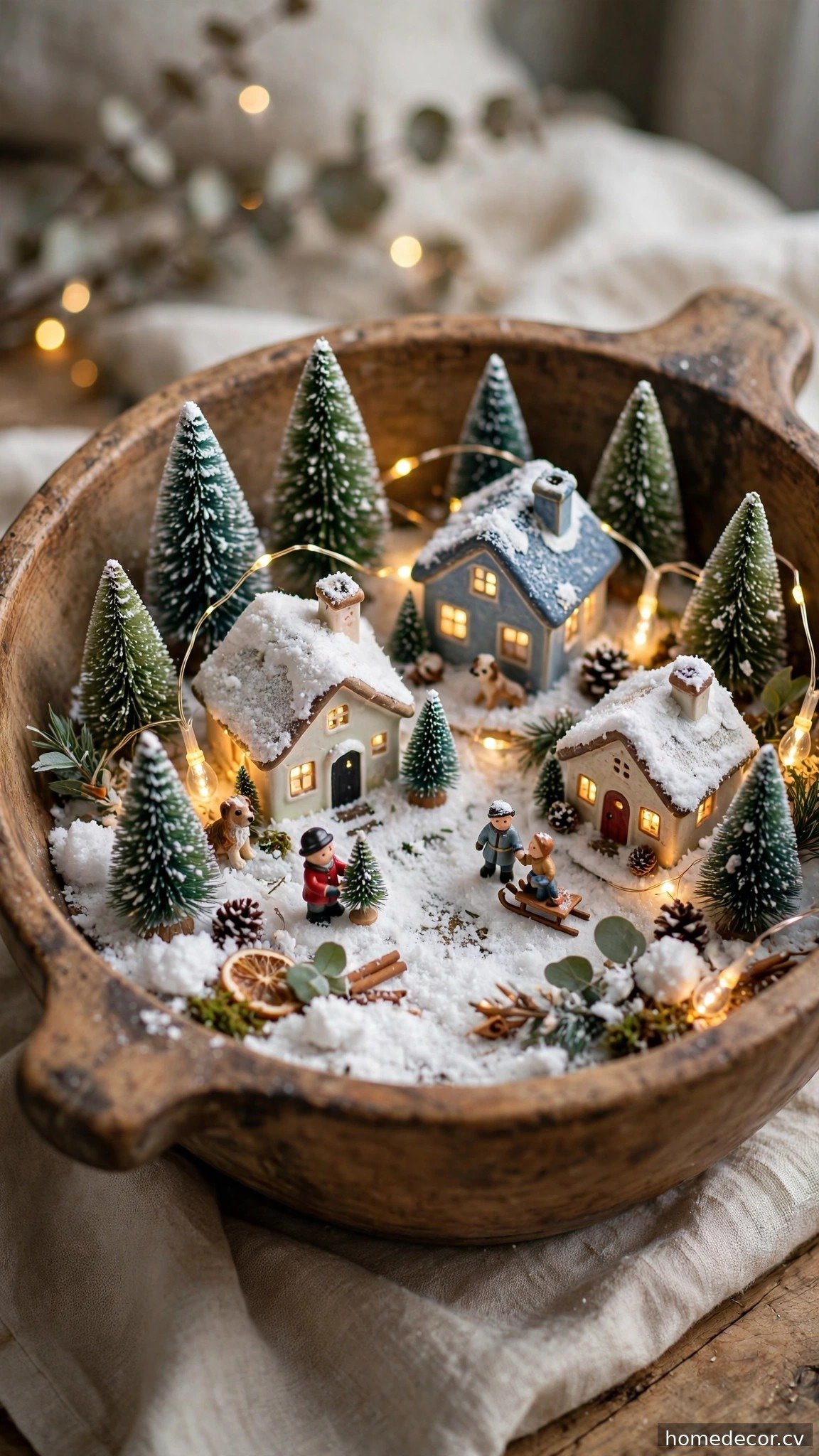 Miniature Christmas Village