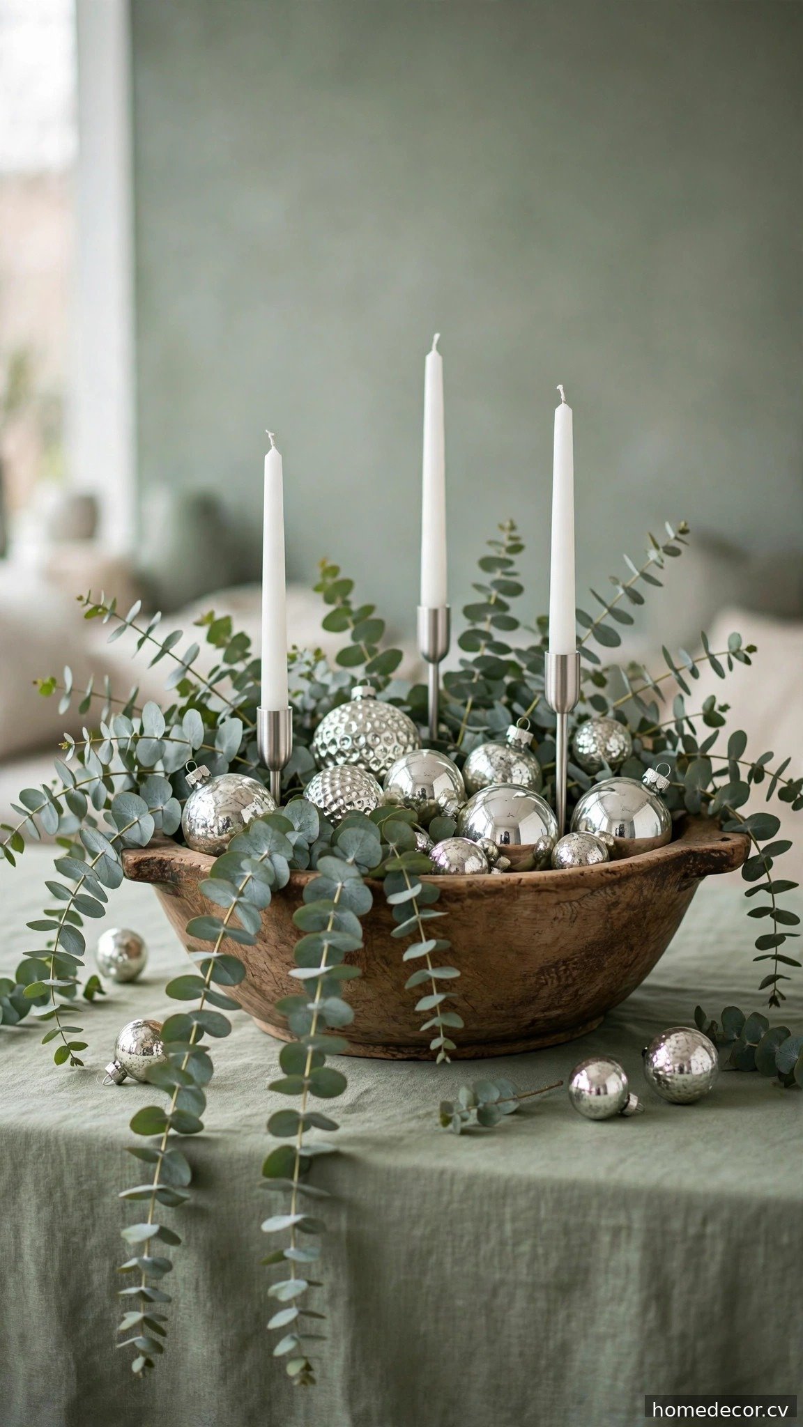 Eucalyptus and Silver Simplicity