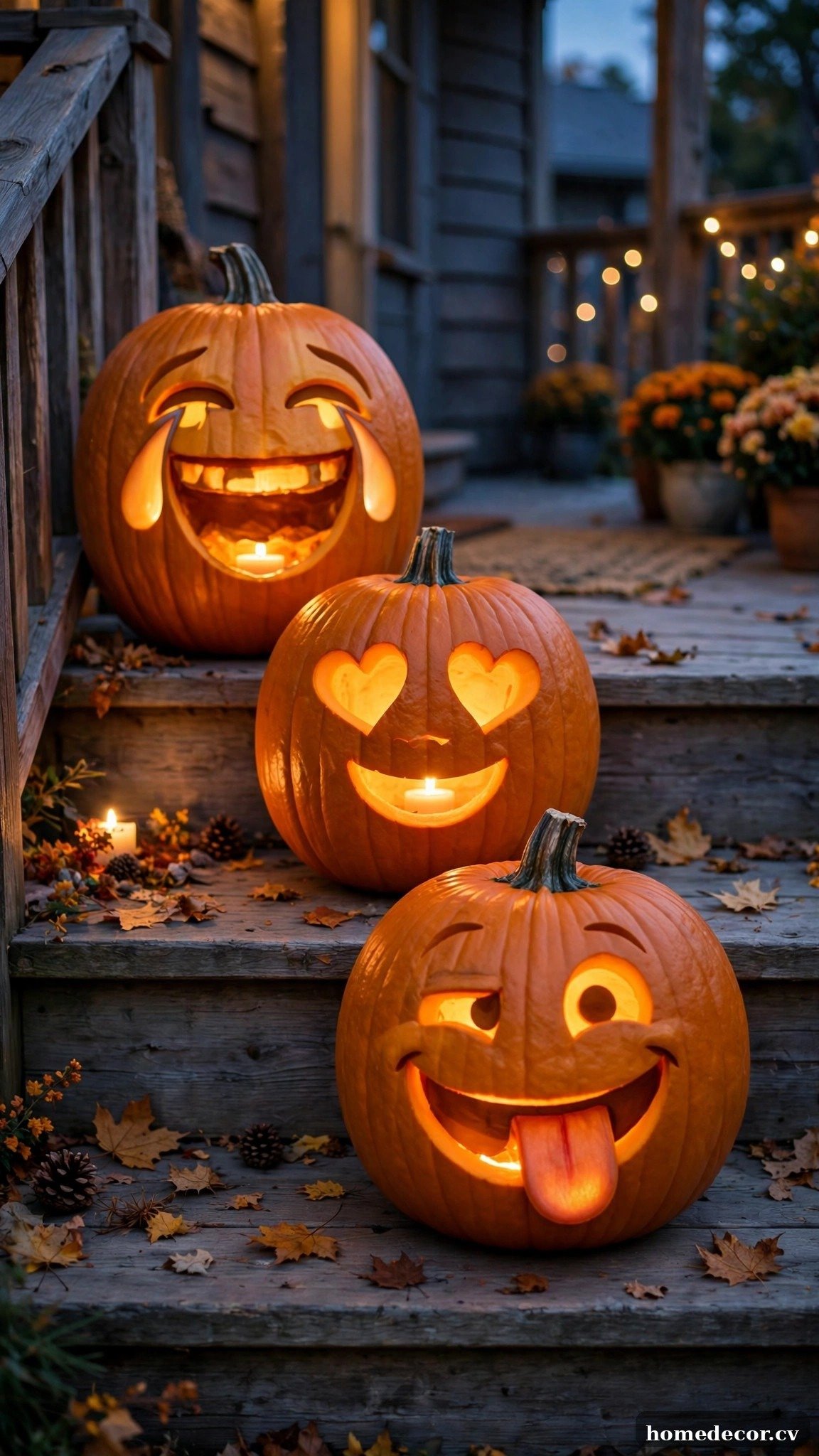 Emoji Jack-o'-Lanterns