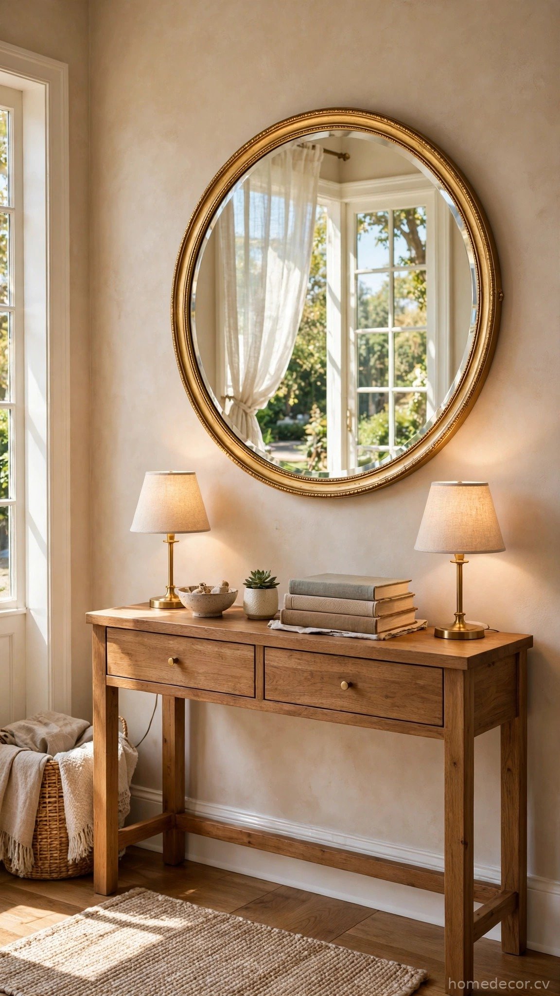 Classic Mirror and Console Pairing