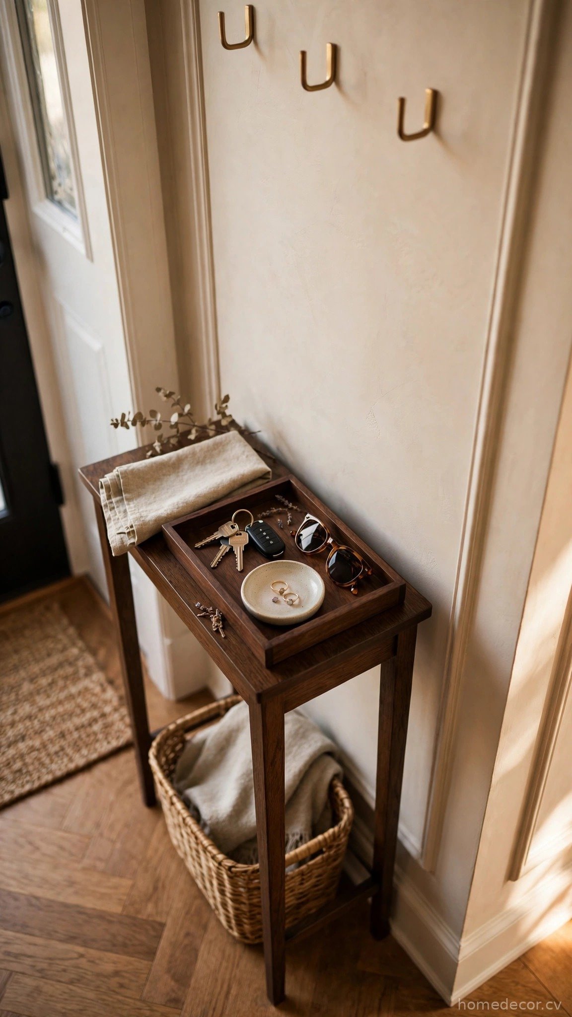 Use a Small Tray as a Key Catchall