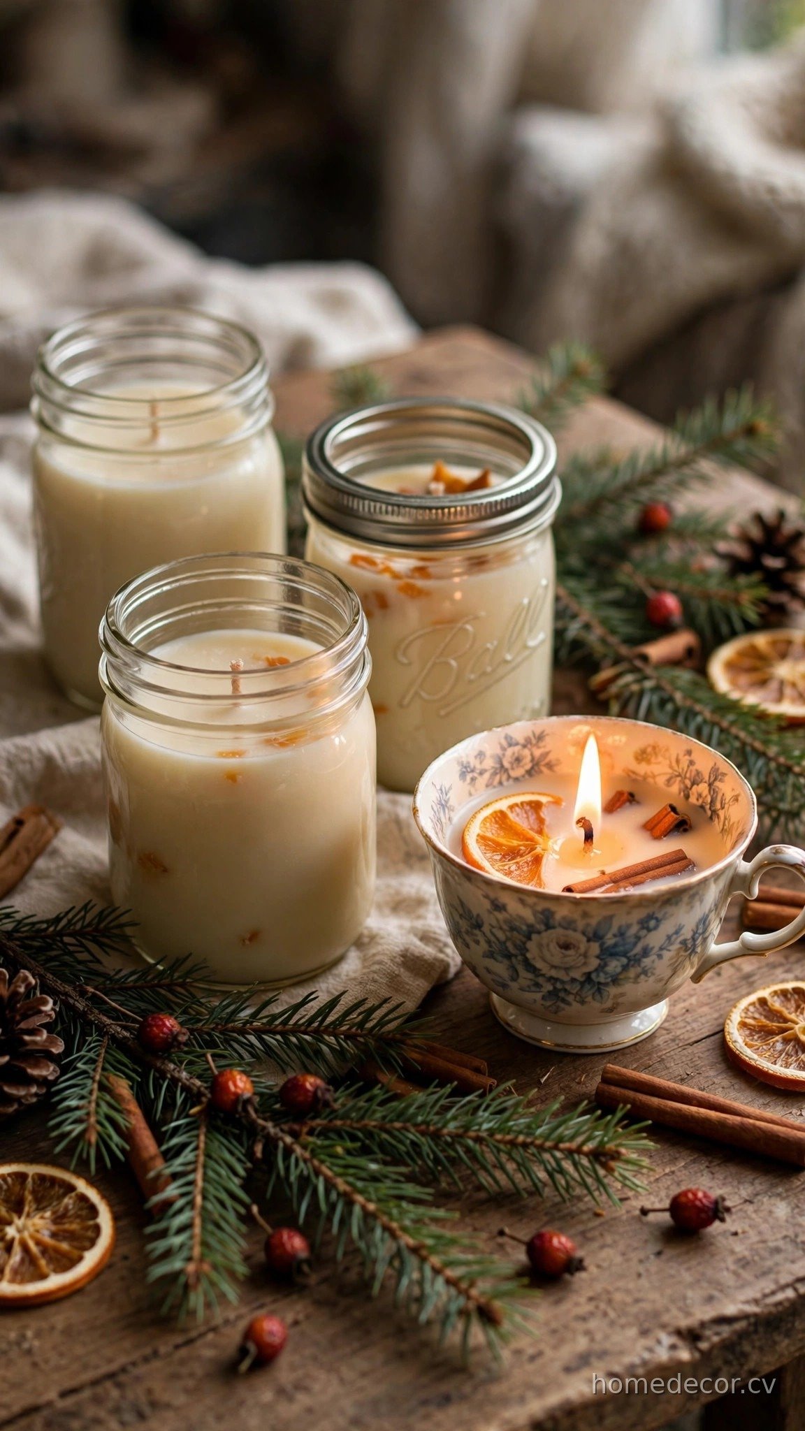 Hand-Poured Scented Candles