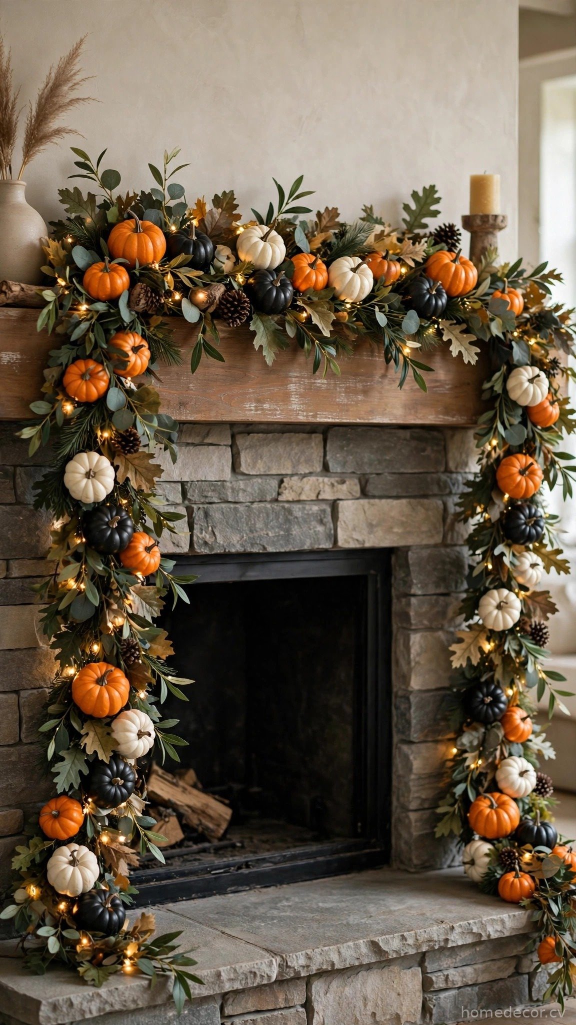 Layered Pumpkin Garland