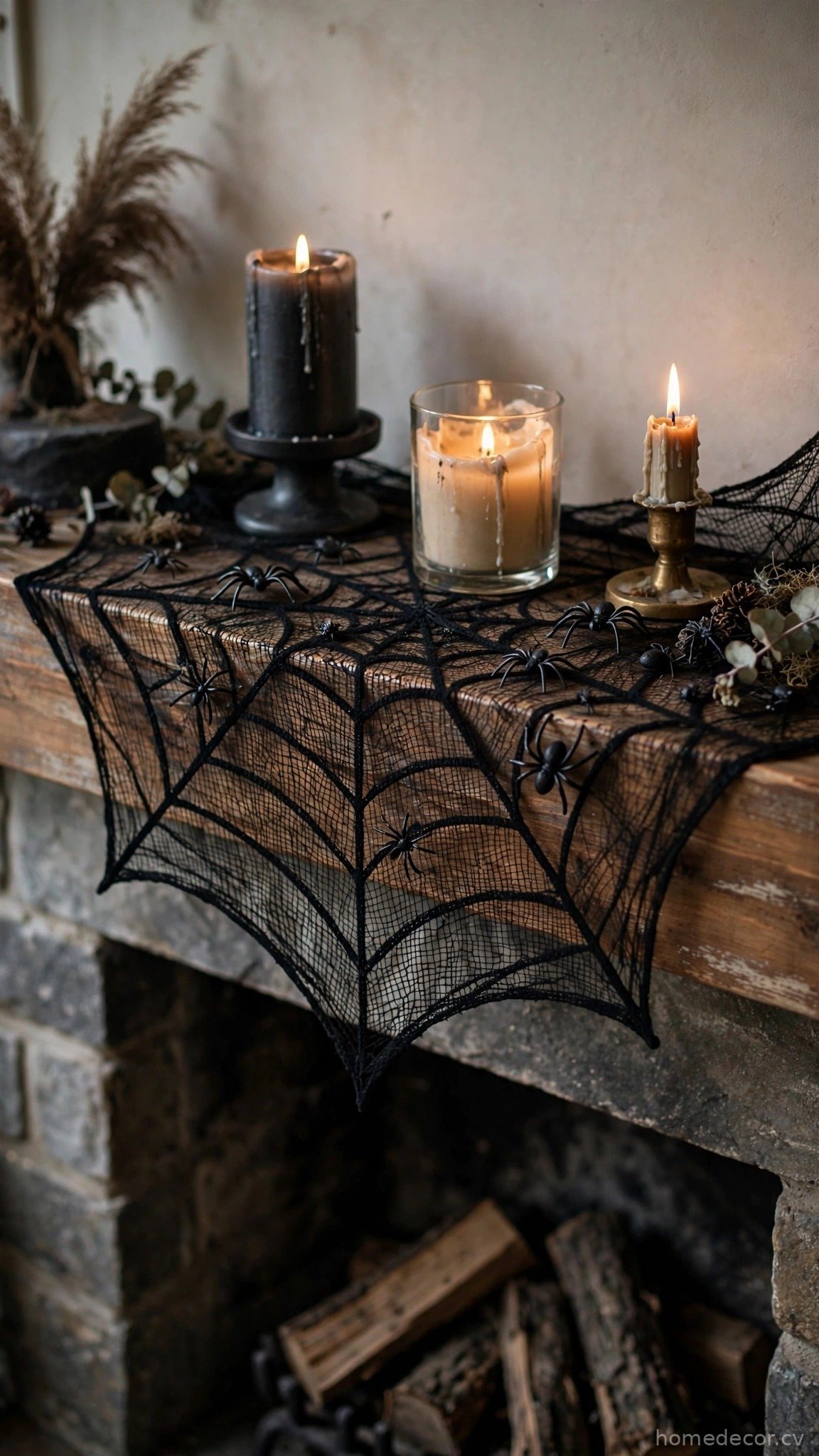 Spider Web Table Runner