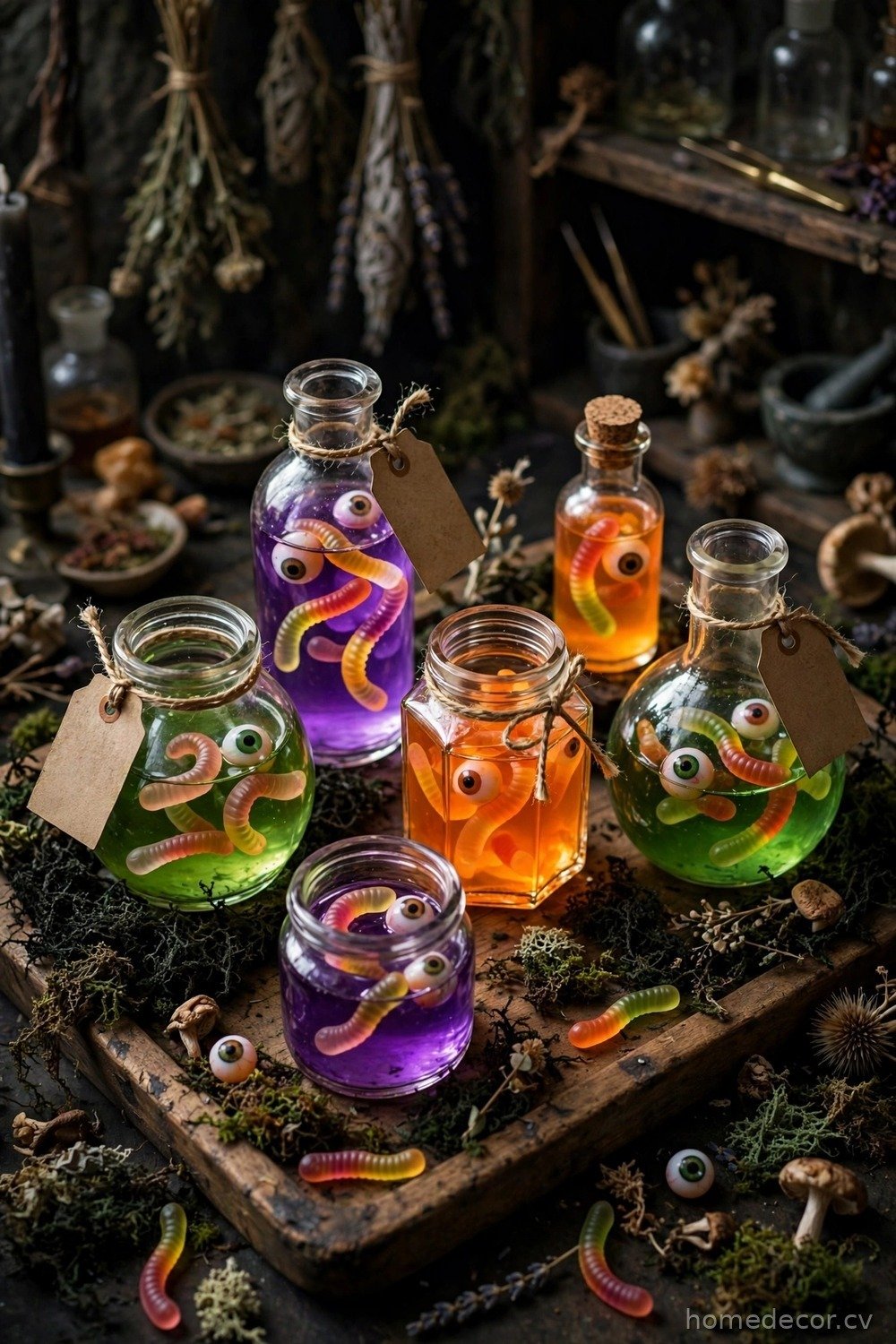Apothecary Jar Potion Display