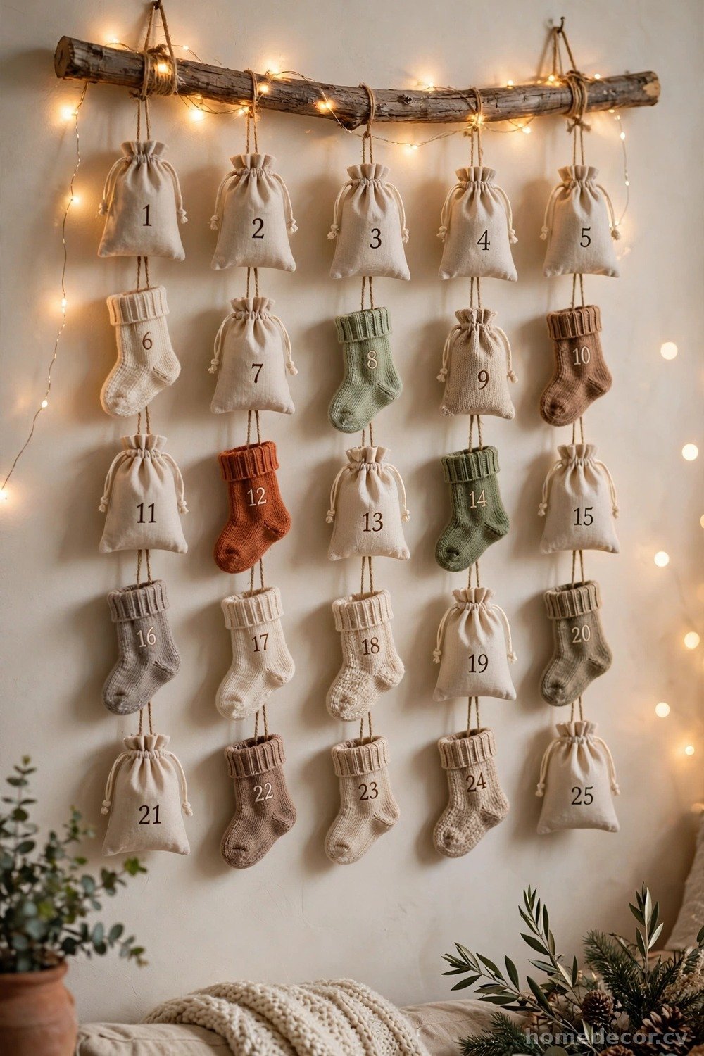 Advent Calendar Wall Display