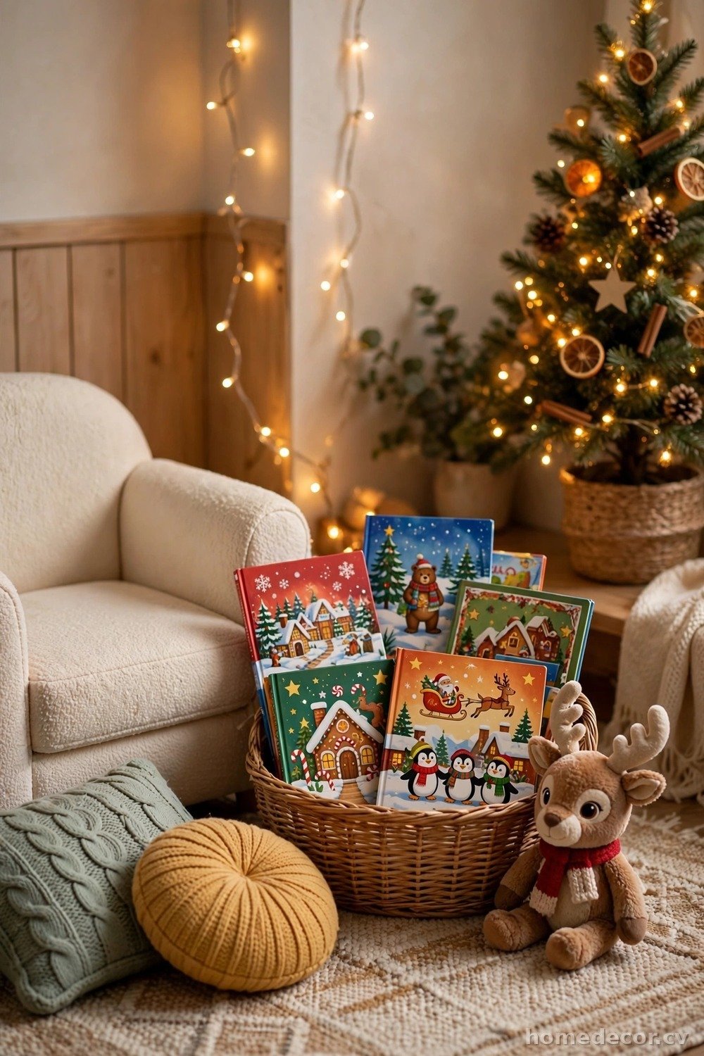 Christmas Book Nook for Kids
