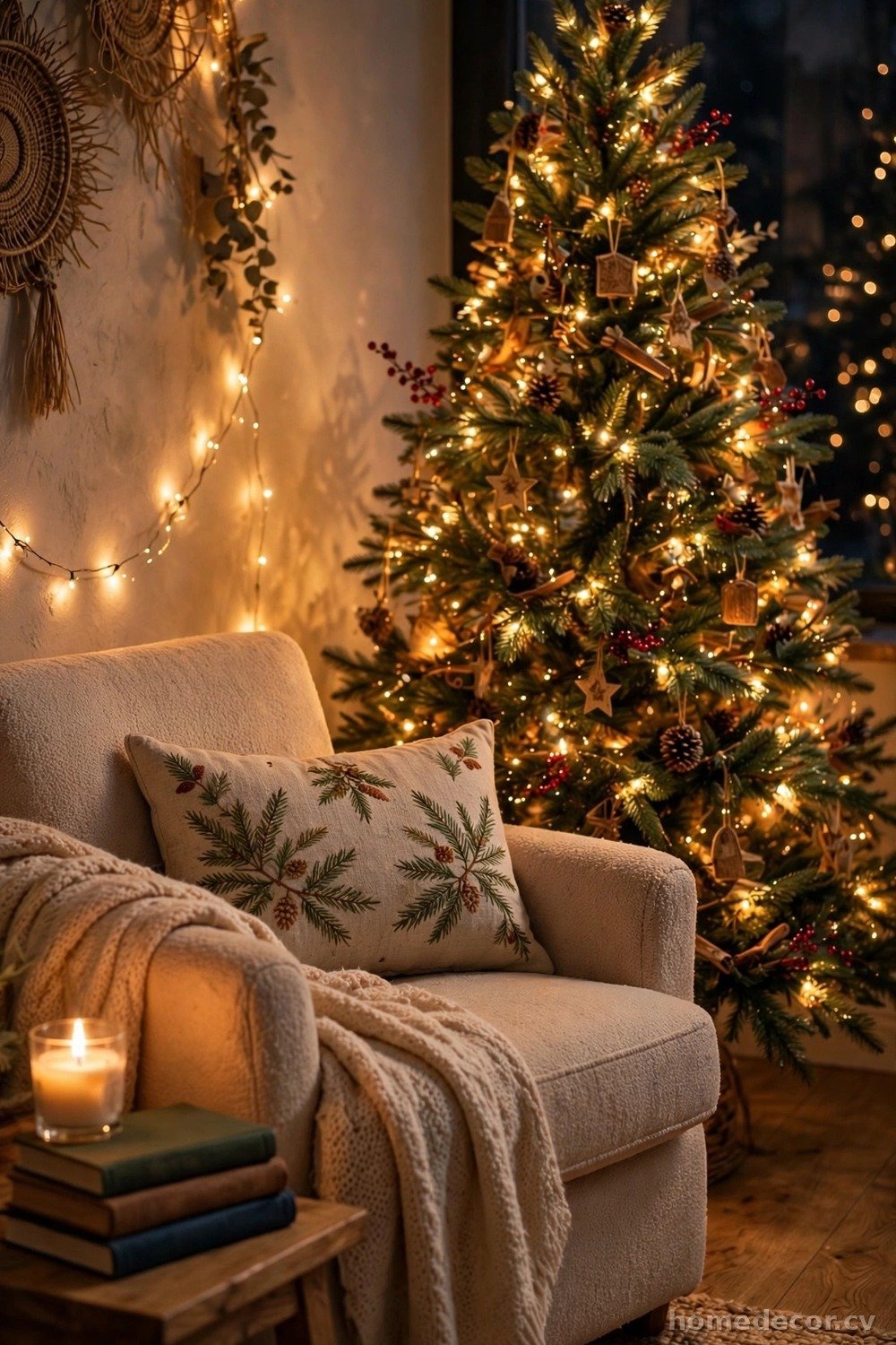 Cozy Reading Corner by the Tree