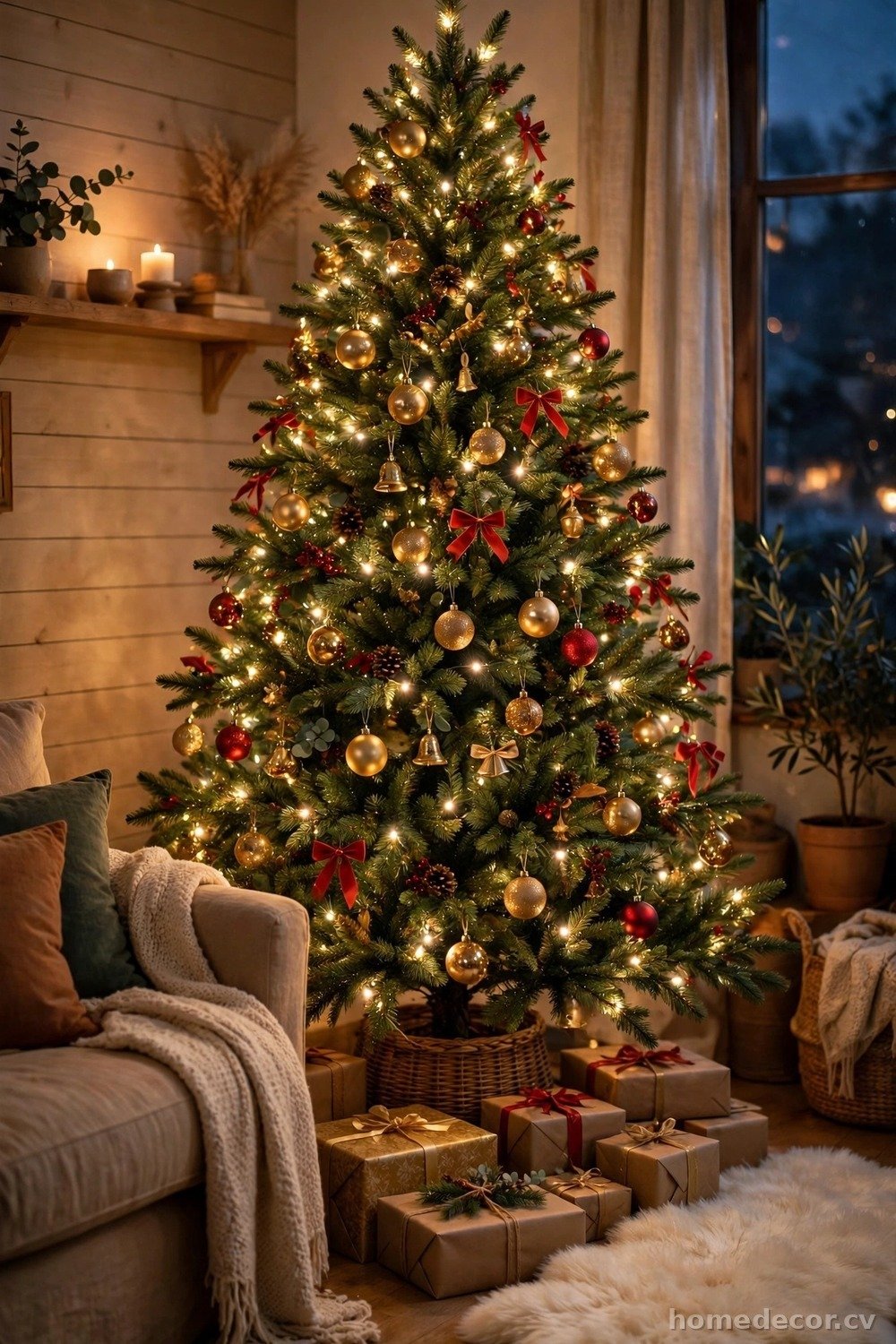 Statement Christmas Tree Corner