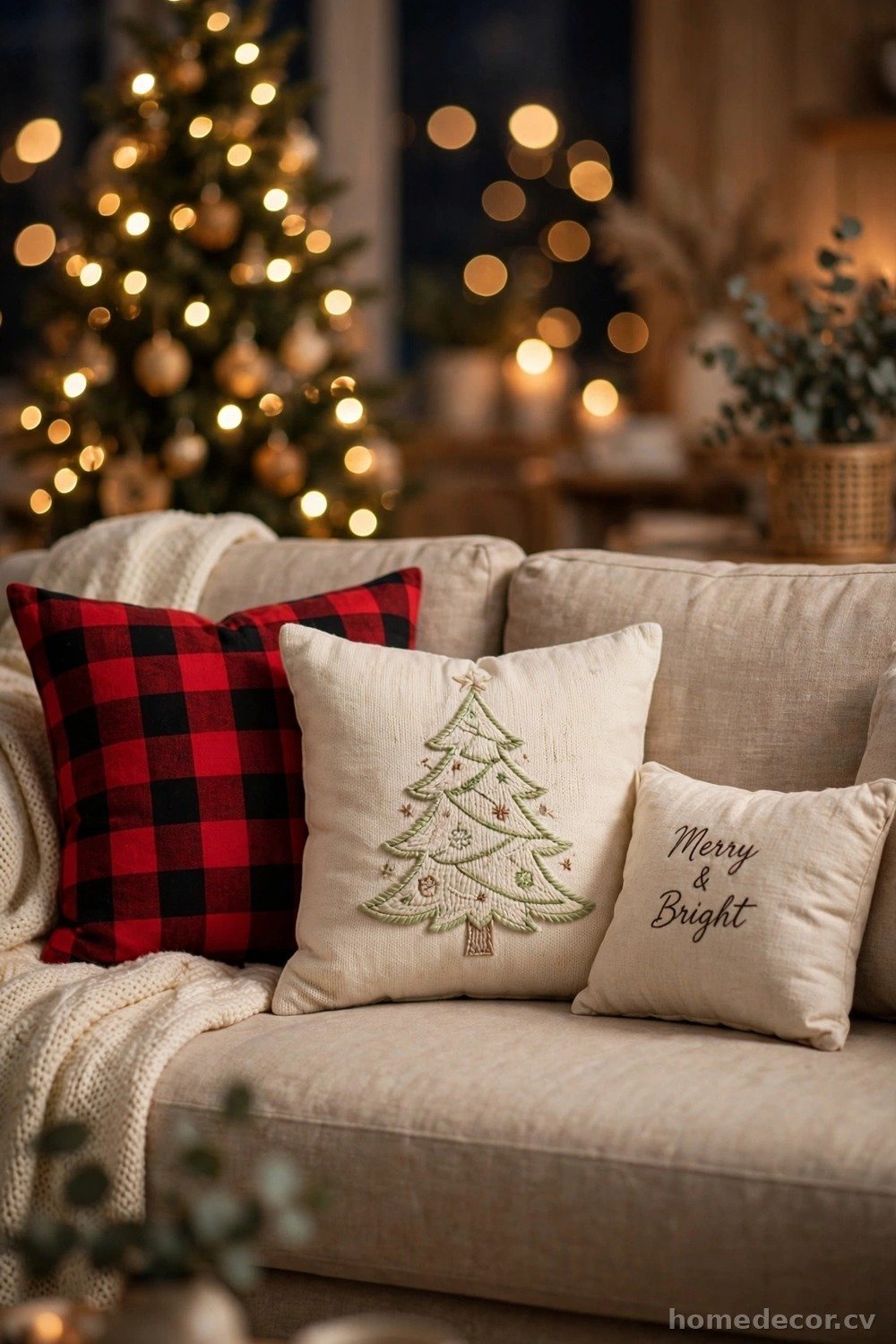 Festive Pillow Swap
