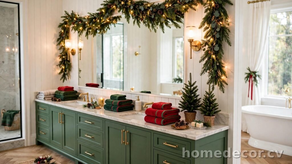 13 Christmas Bathroom Decor Ideas Guests Will Notice (2026)
