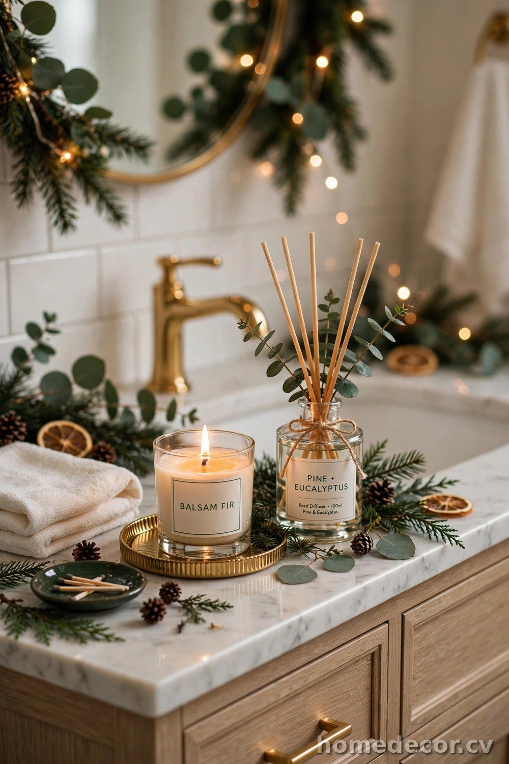Holiday Scented Candles and Diffusers