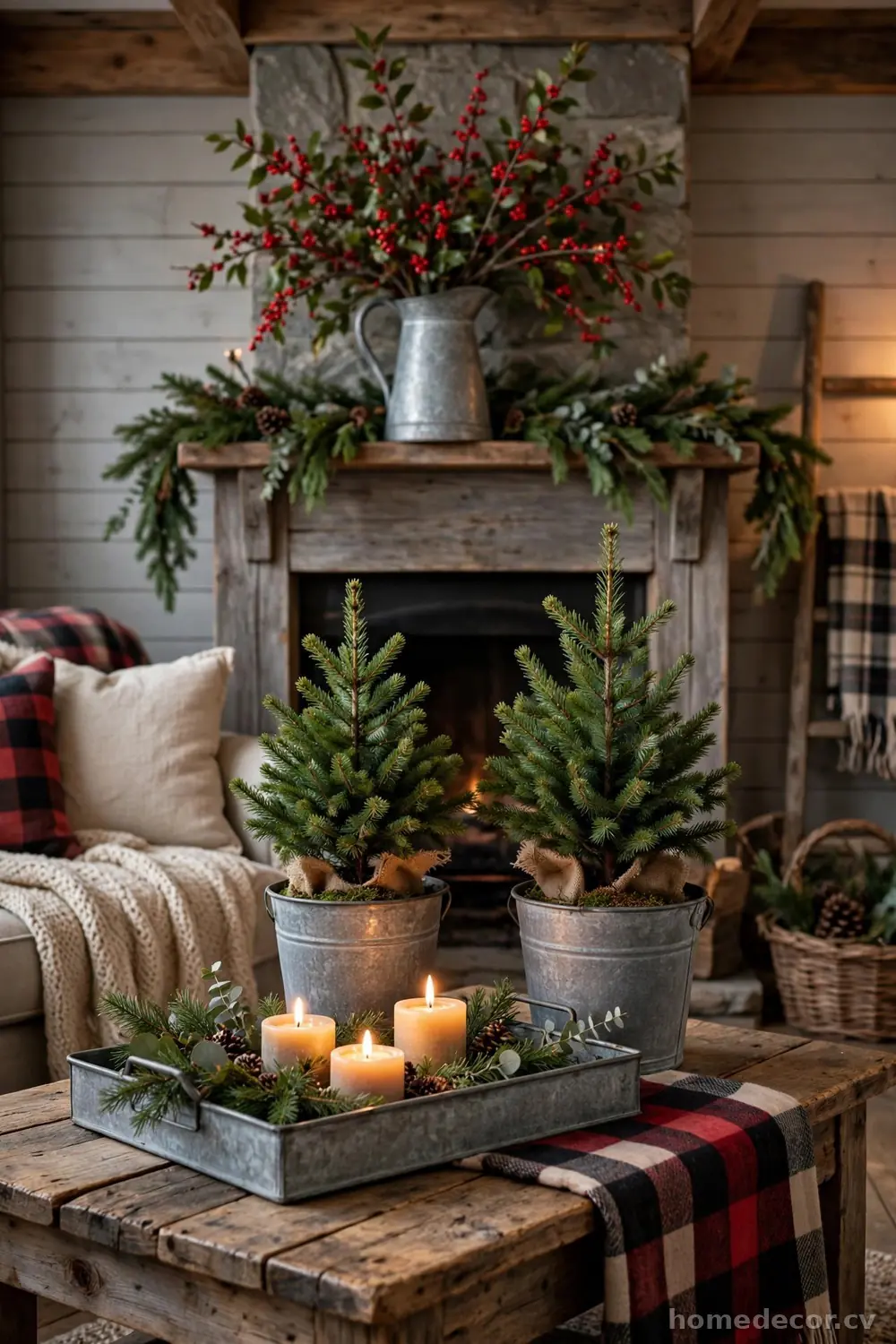 Galvanized Metal Accents Everywhere