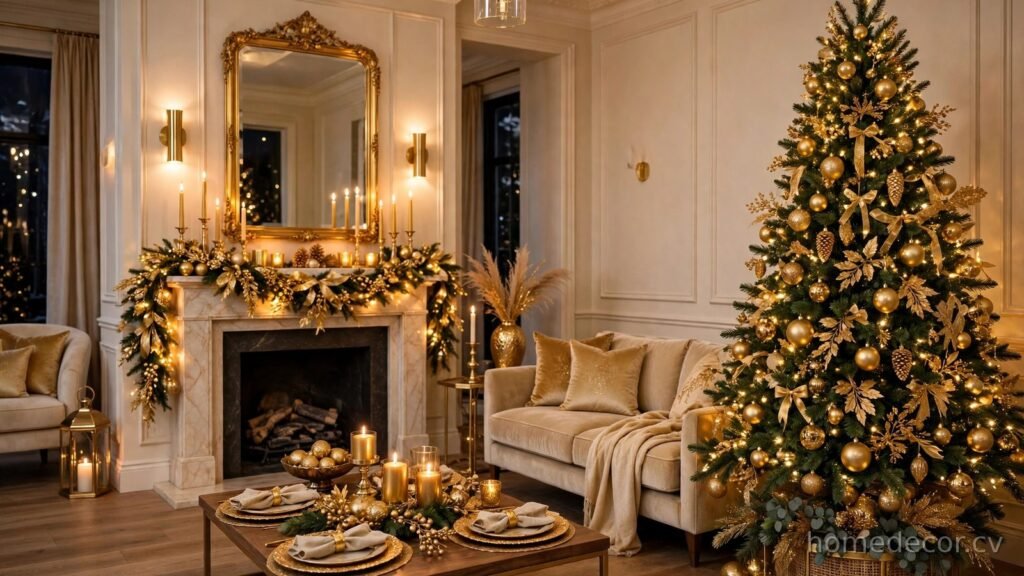 14 Gold Christmas Decor Ideas for Instant Glam (2026)