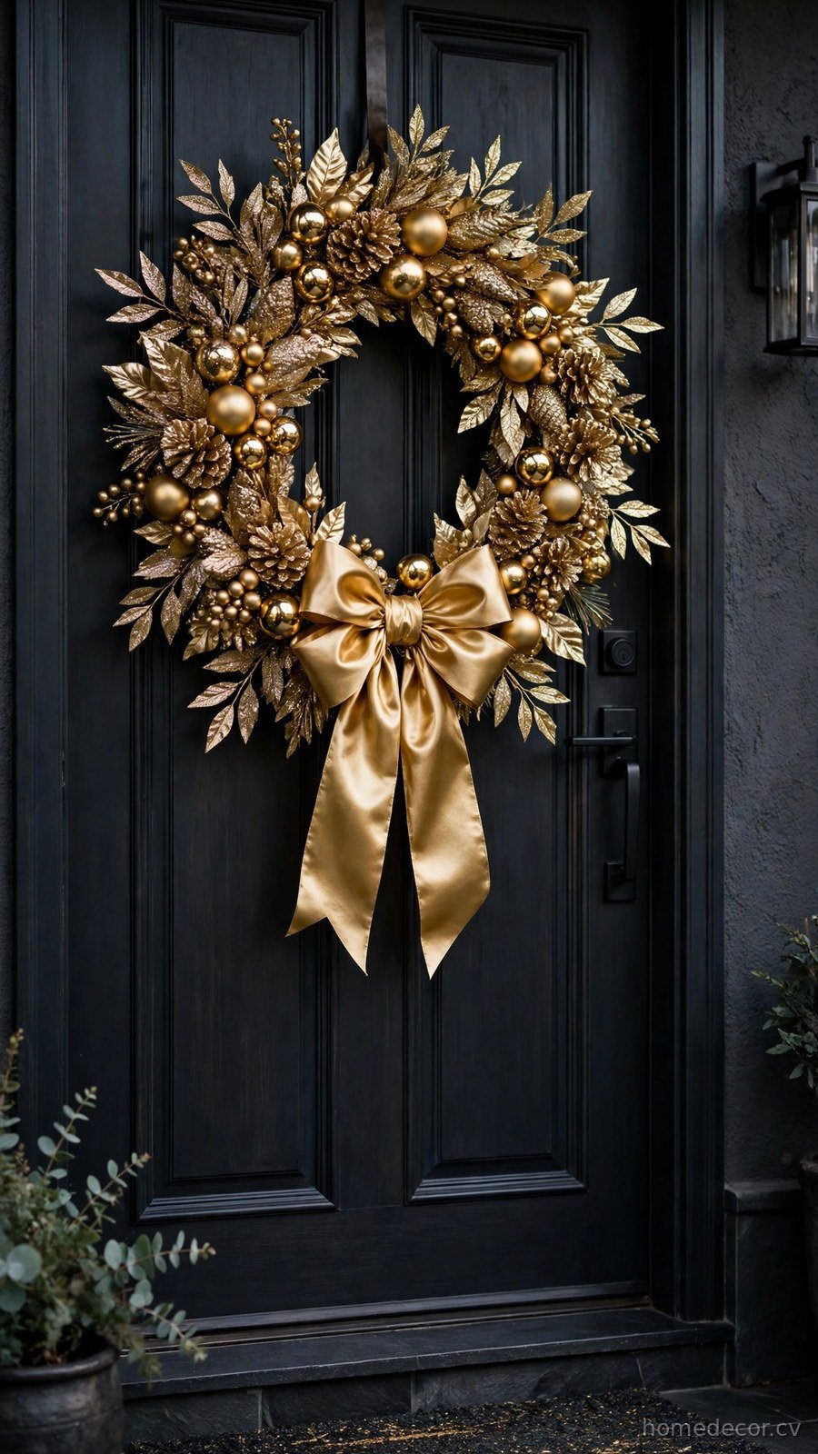 Metallic Gold Wreath