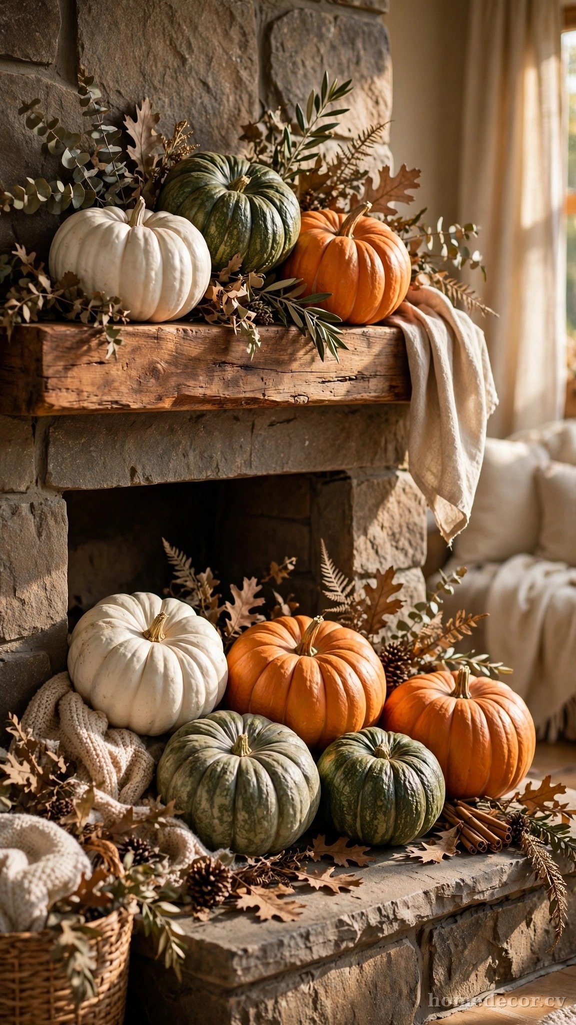 Create a Pumpkin Cluster in Odd Numbers