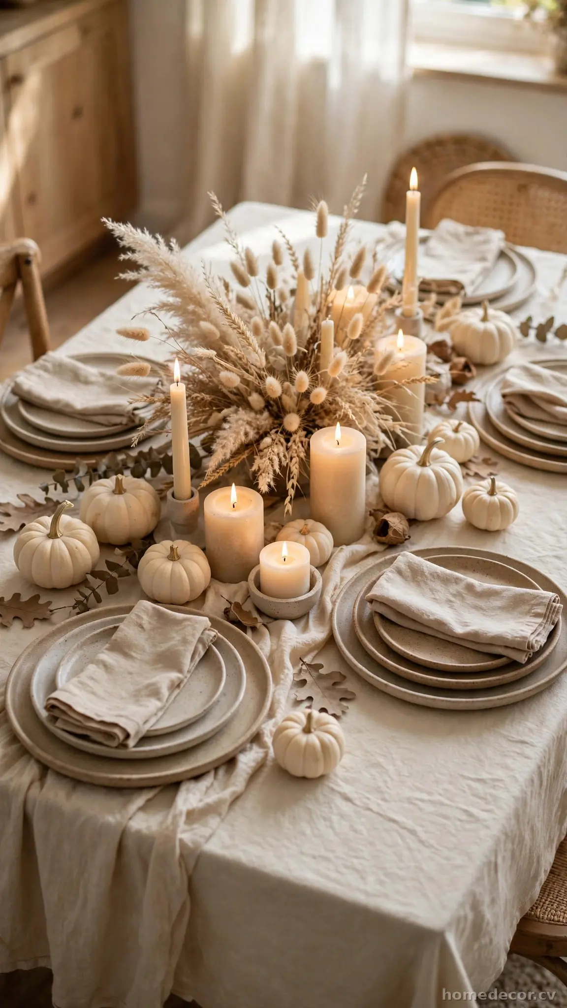 A Layered Neutral Tablescape