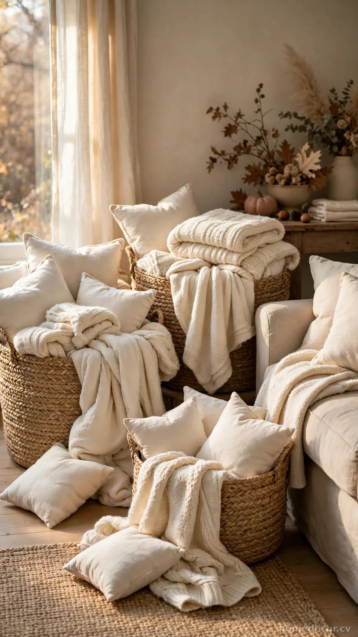 Woven Baskets Full of Cozy Texture