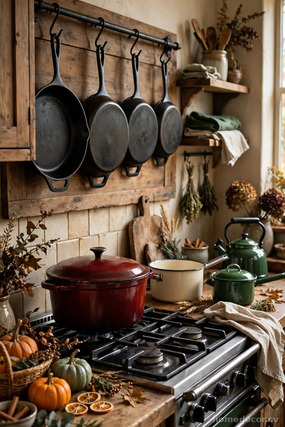 Put Cast Iron and Enamel Cookware on Display