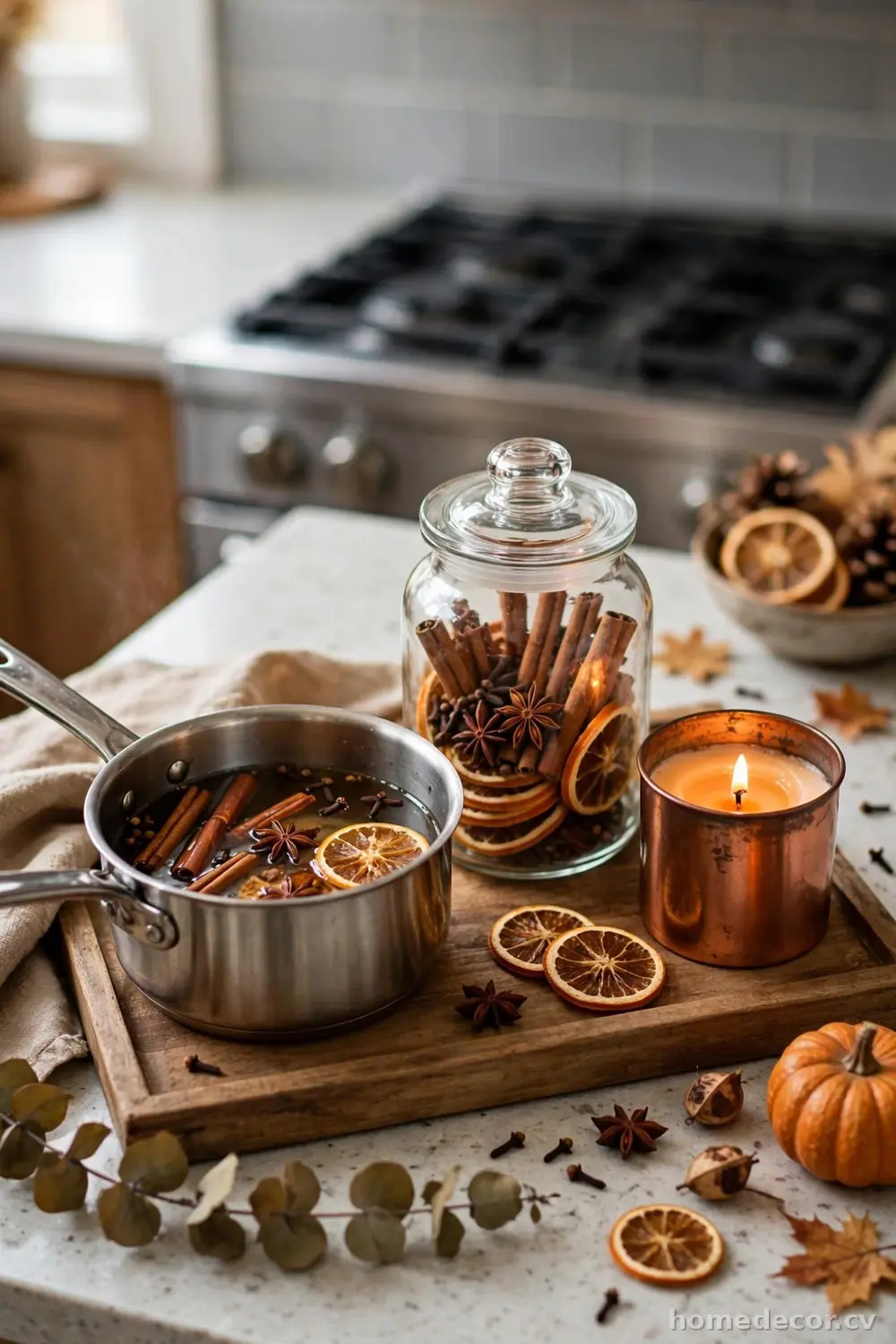 Set Up a Simmer Pot and Scent Station