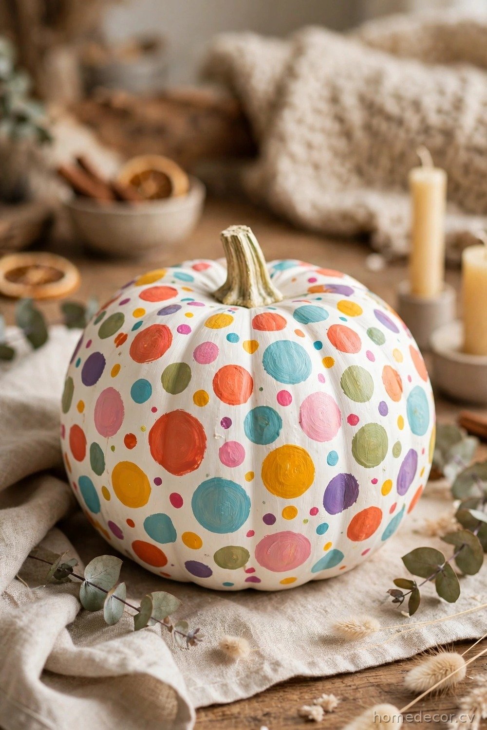 Polka Dot Pumpkins