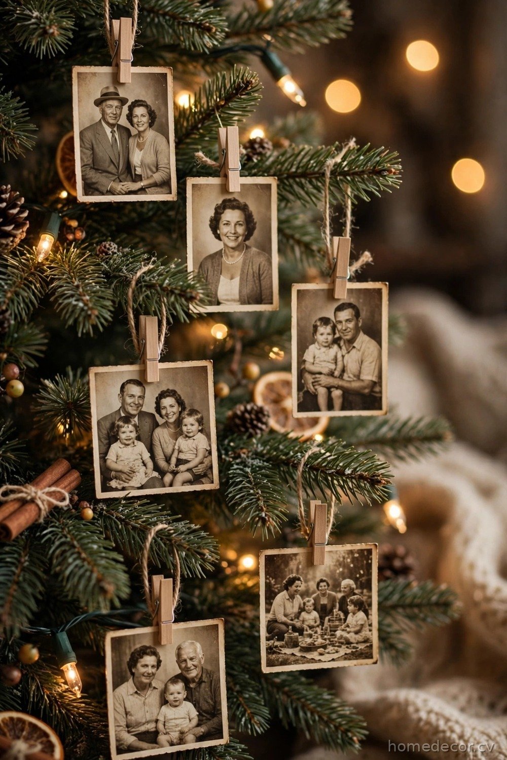 Family Photo Ornaments