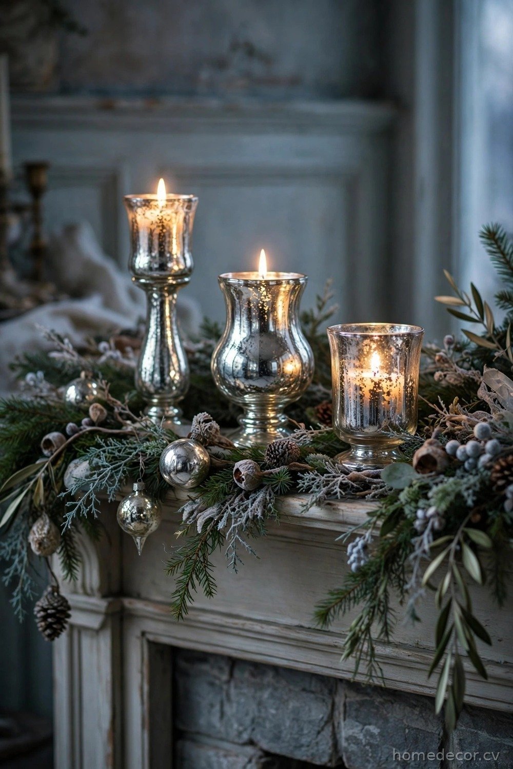 Mercury Glass Candlelight
