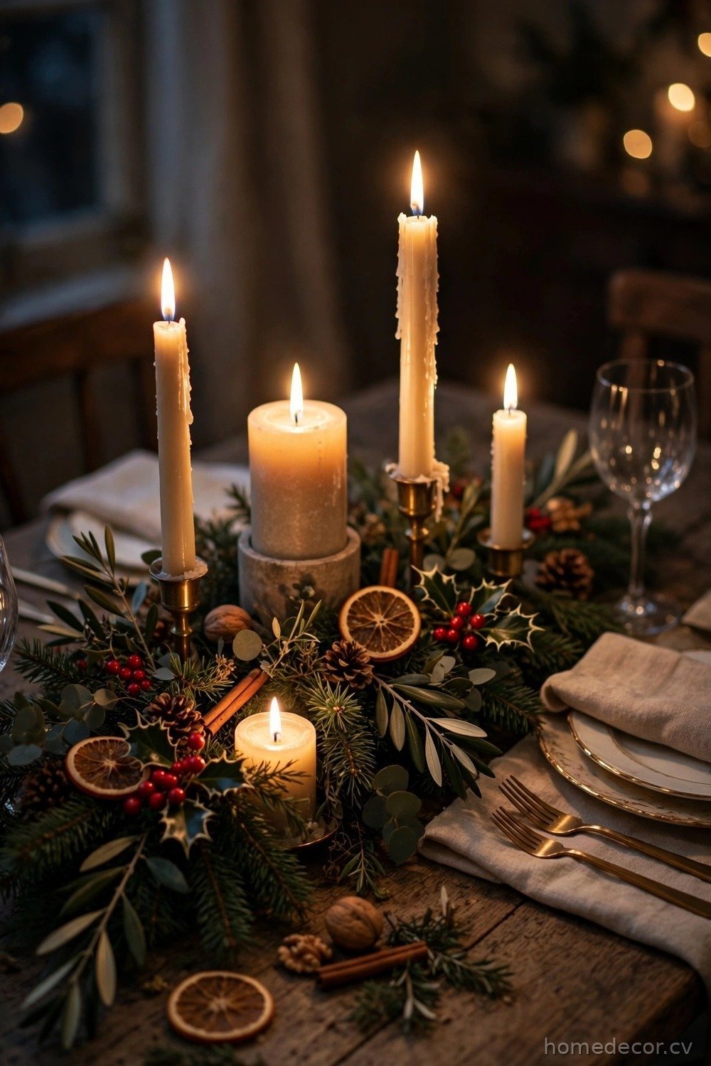 Candlelit Glow Centerpiece