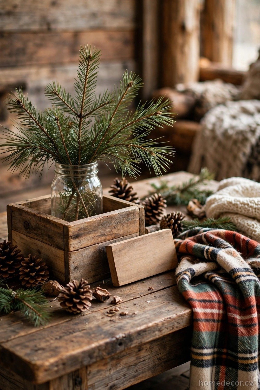 Style a Rustic Farmhouse Display