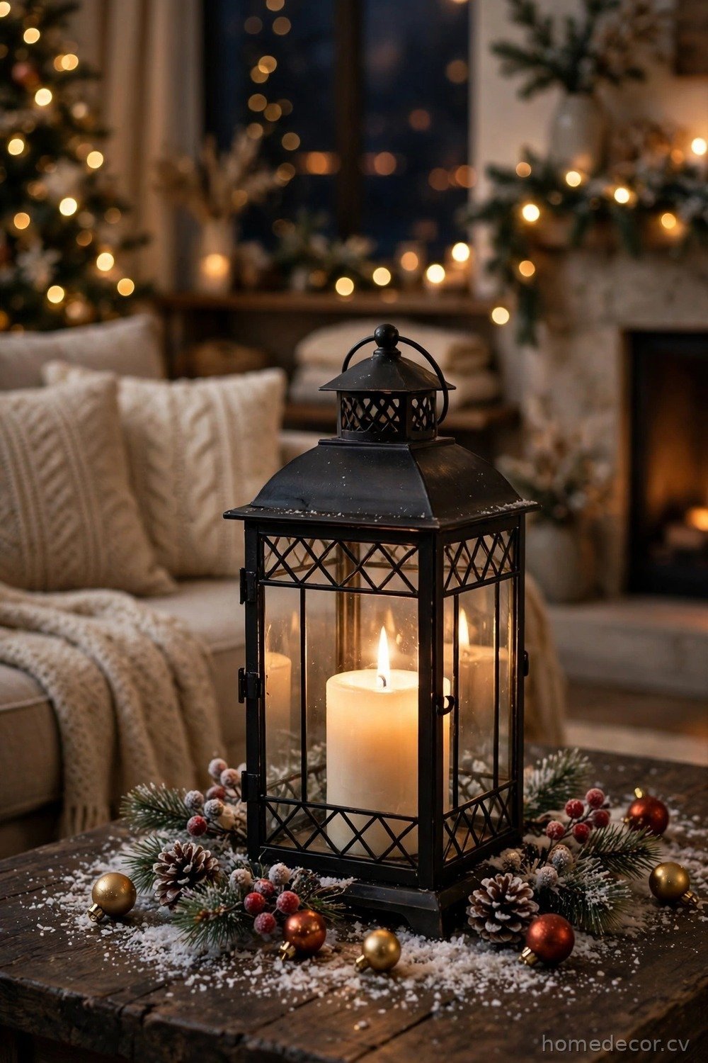 Add a Lantern for a Warm Glow