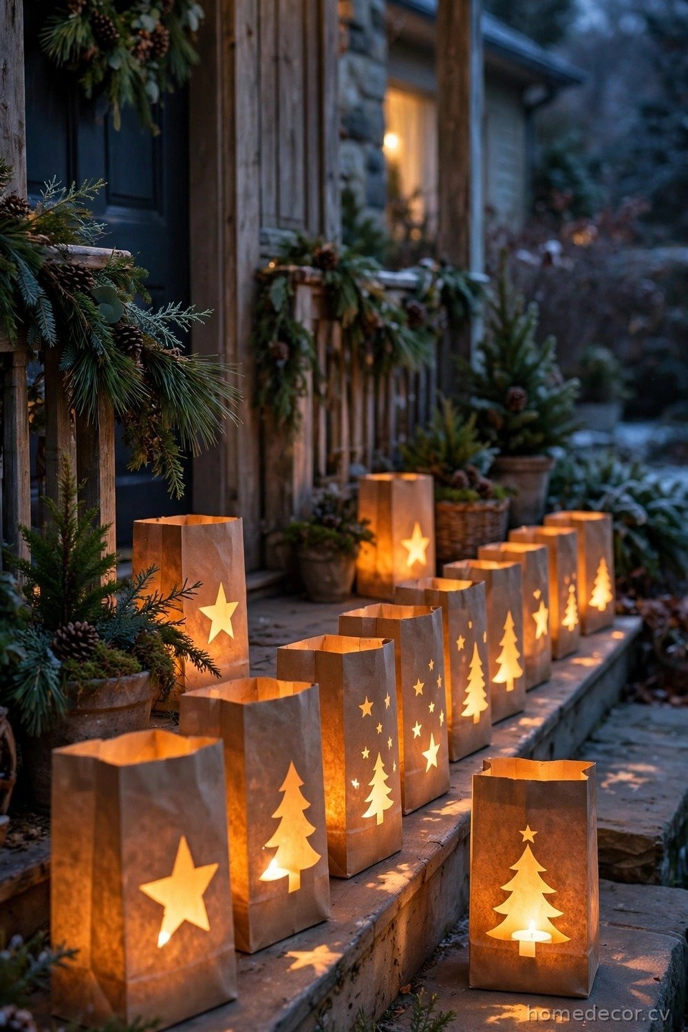 Craft Paper Bag Luminaries