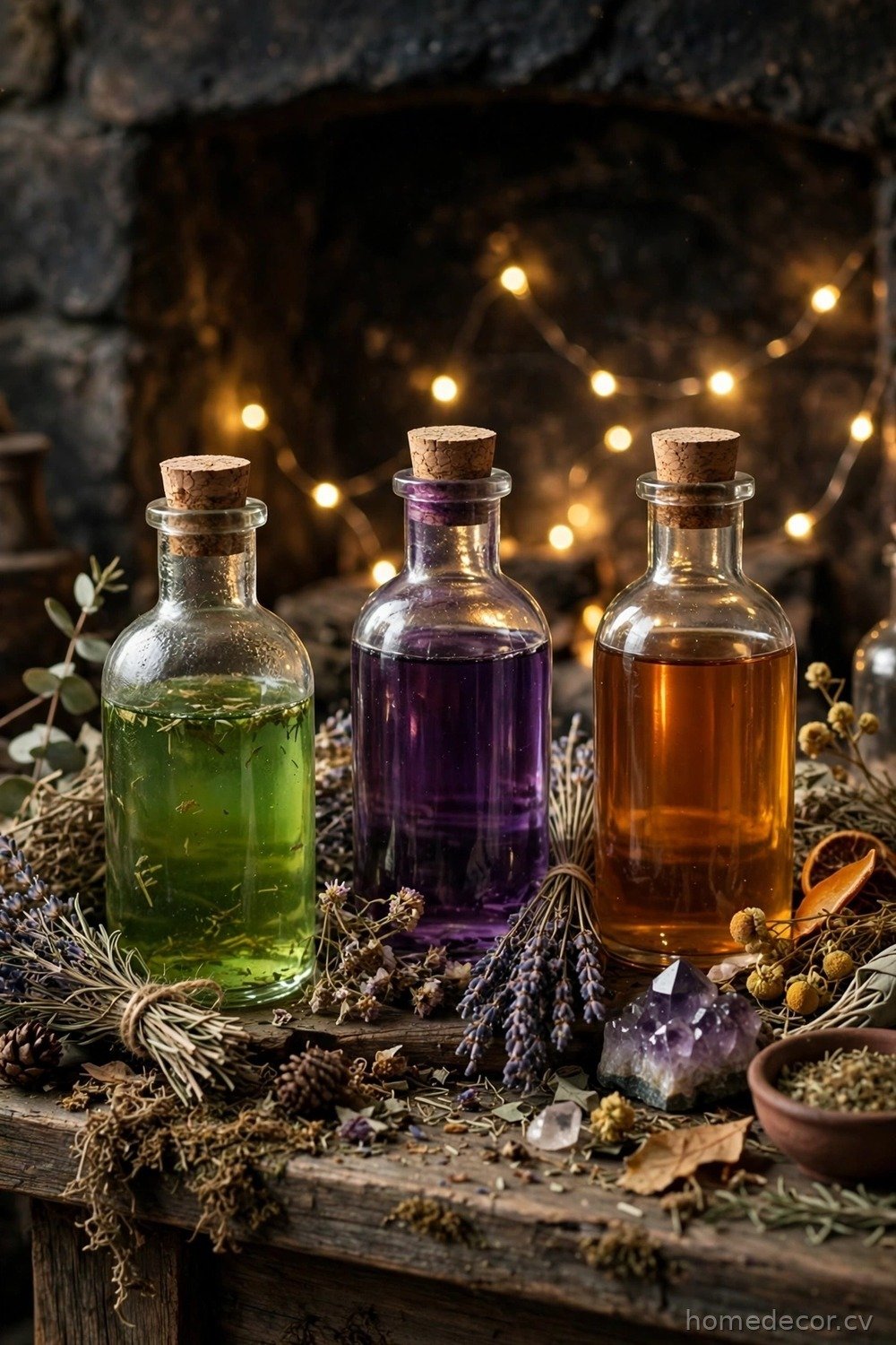 Potion Bottle Apothecary Display