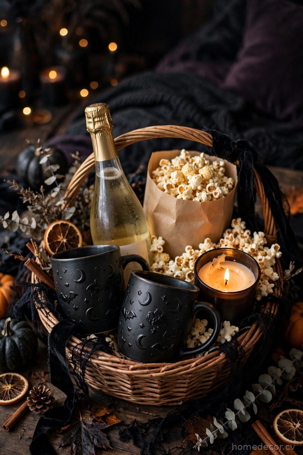 Spooky Date Night Basket for Couples