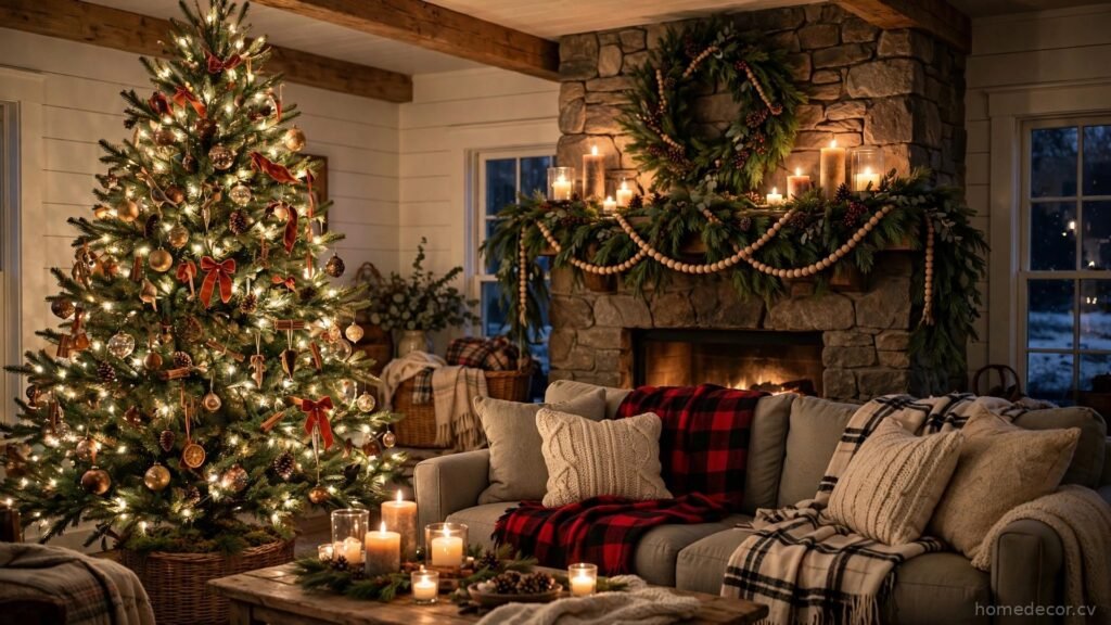 15 Farmhouse Christmas Decor Ideas for a Cozy Country Holiday (2026)