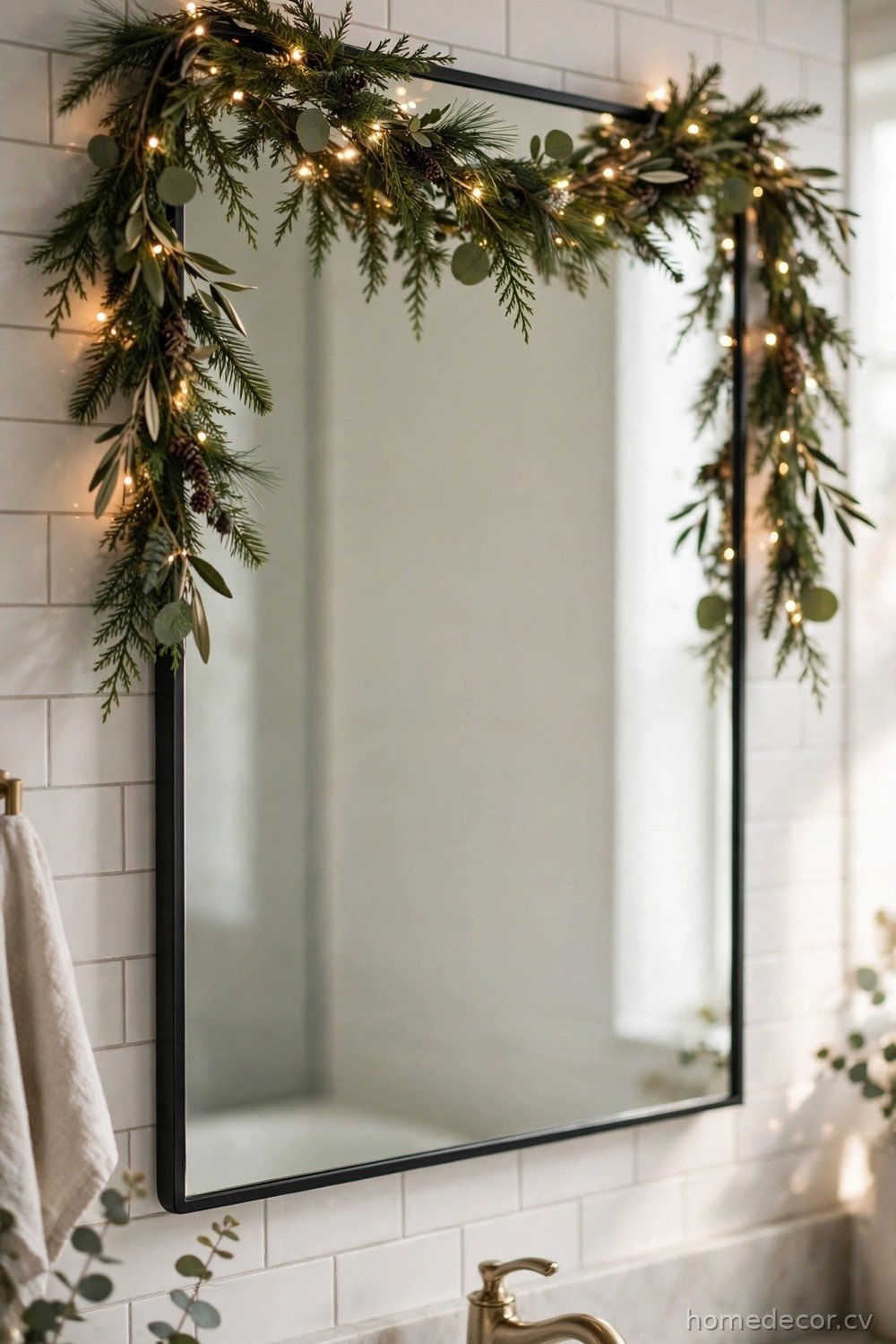 Garland Along the Mirror or Shelf