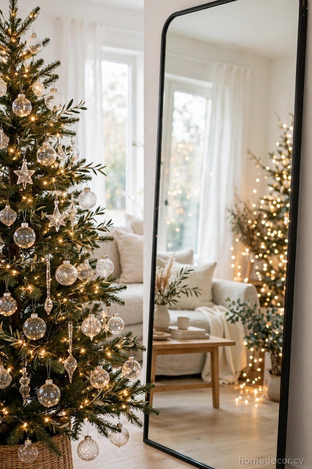 Use Clear Ornaments and Mirrors to Open the Room