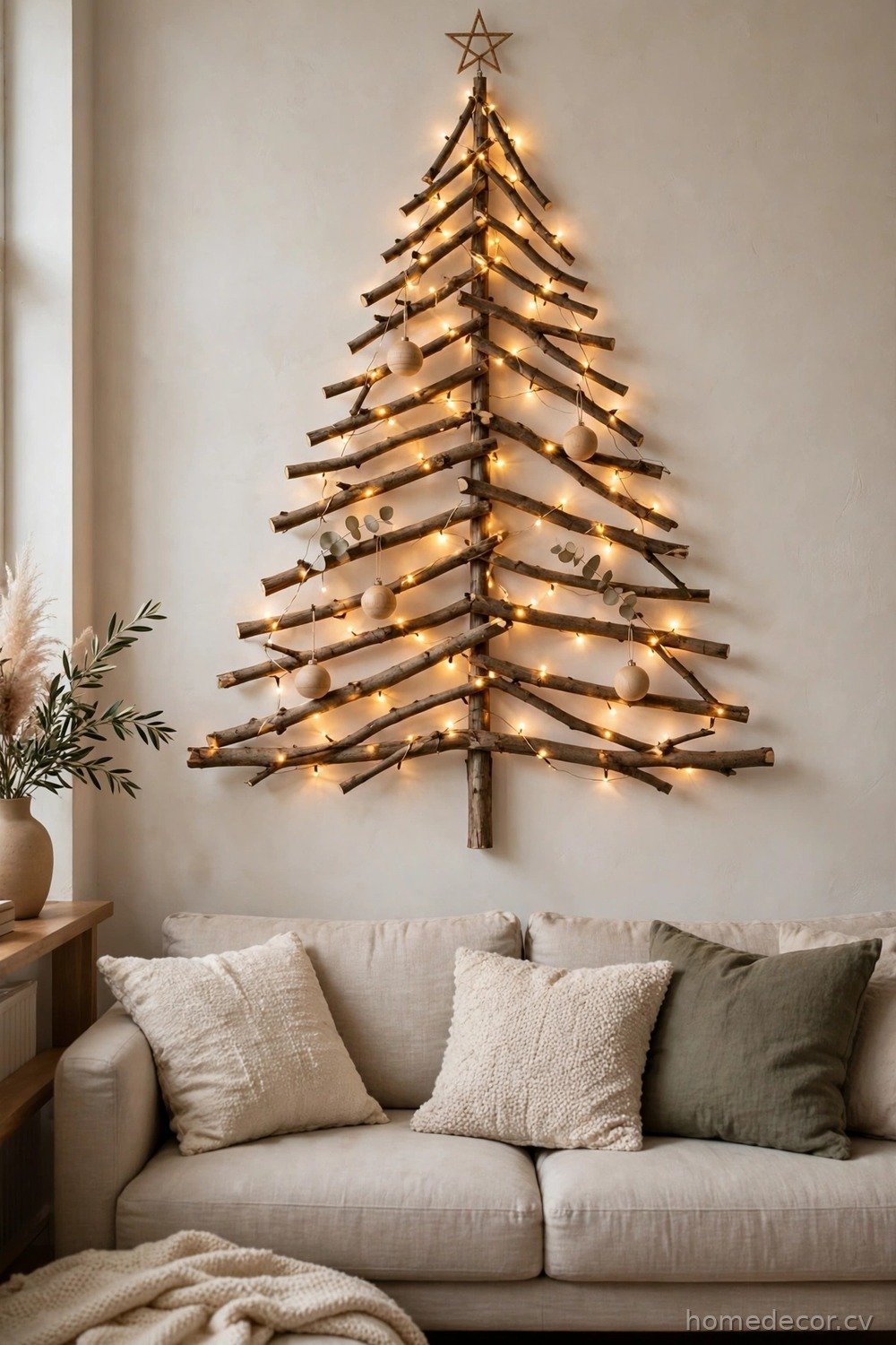 Try a Wall-Mounted or Half Tree
