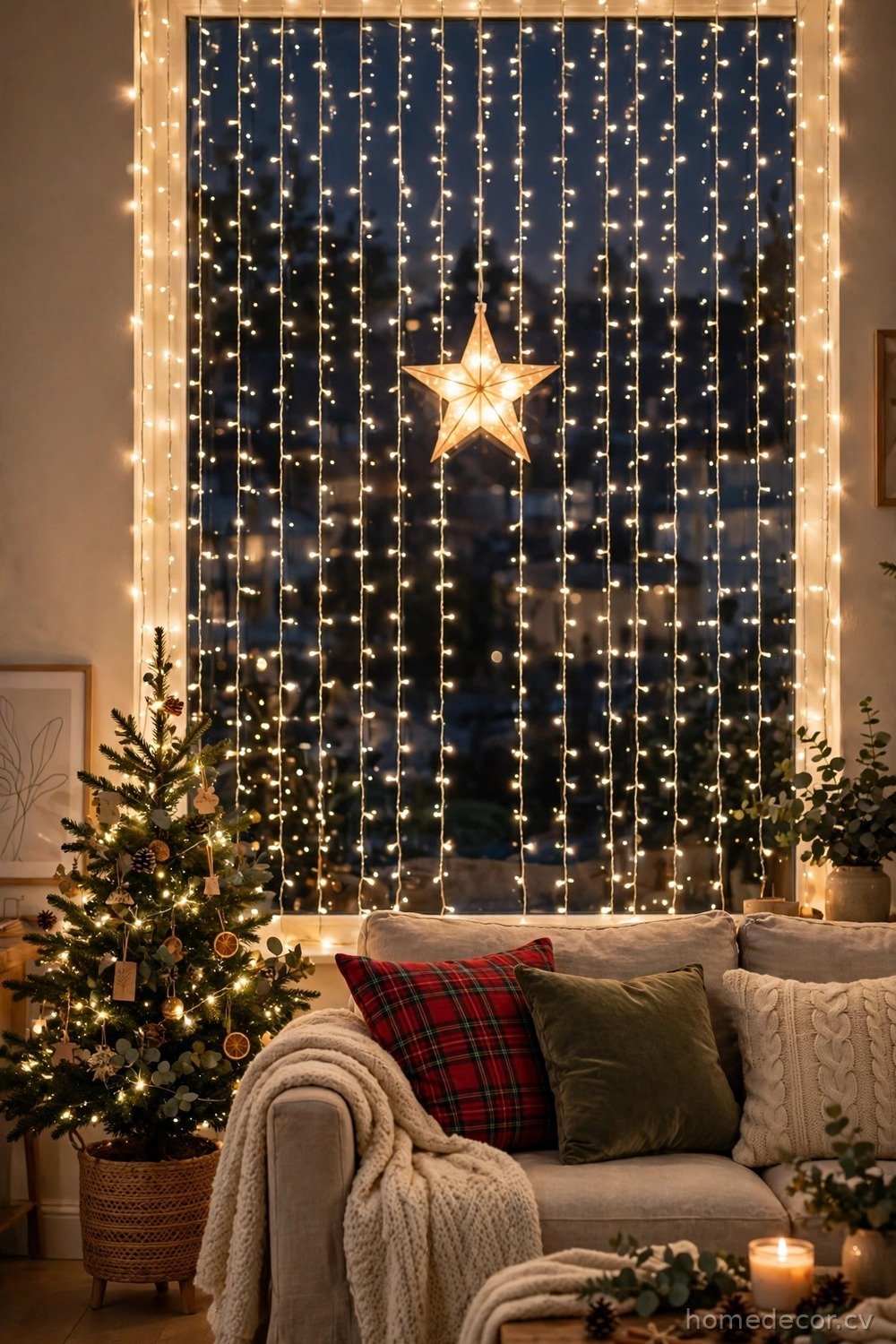 Dress the Windows with Fairy Lights