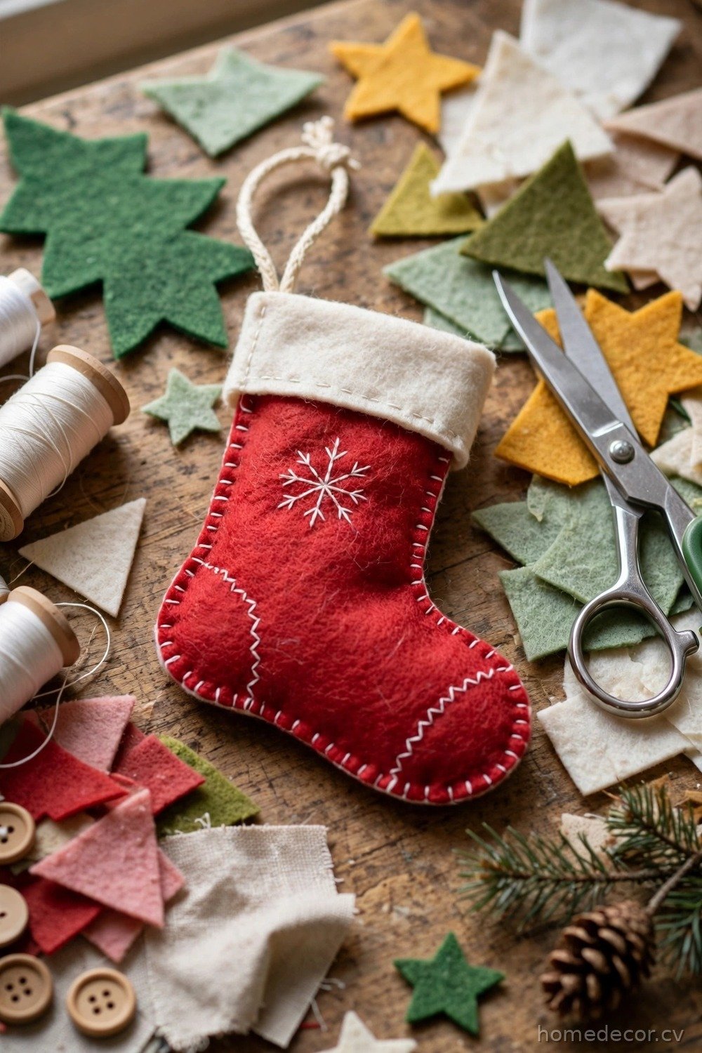 Felt Stocking Ornaments