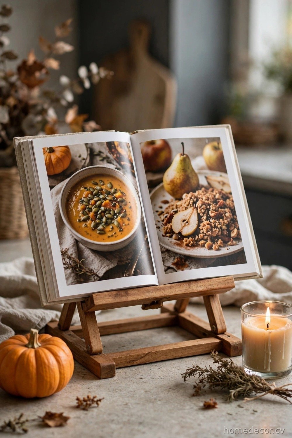 Cookbook Stand Vignette