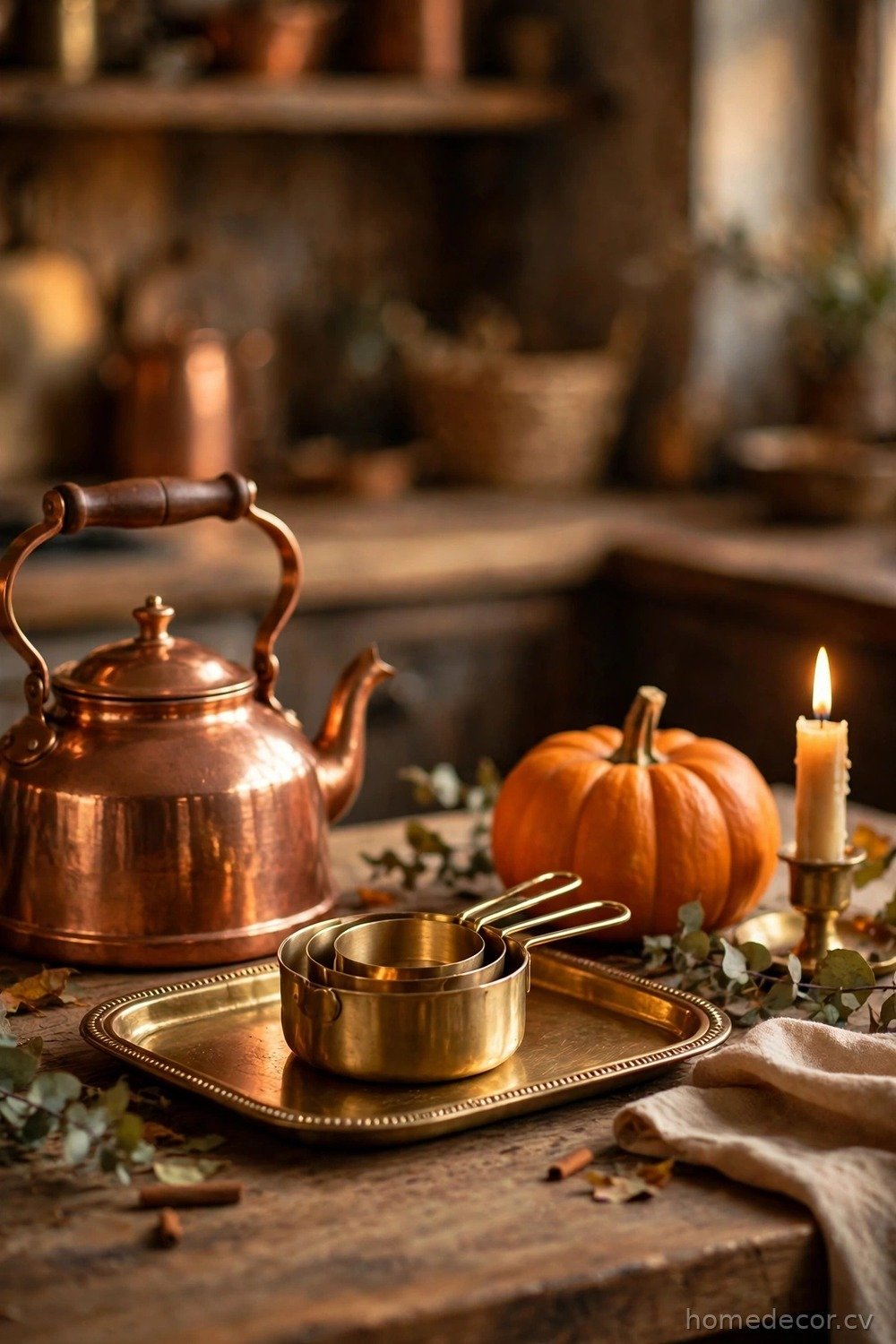 Copper and Brass Accents