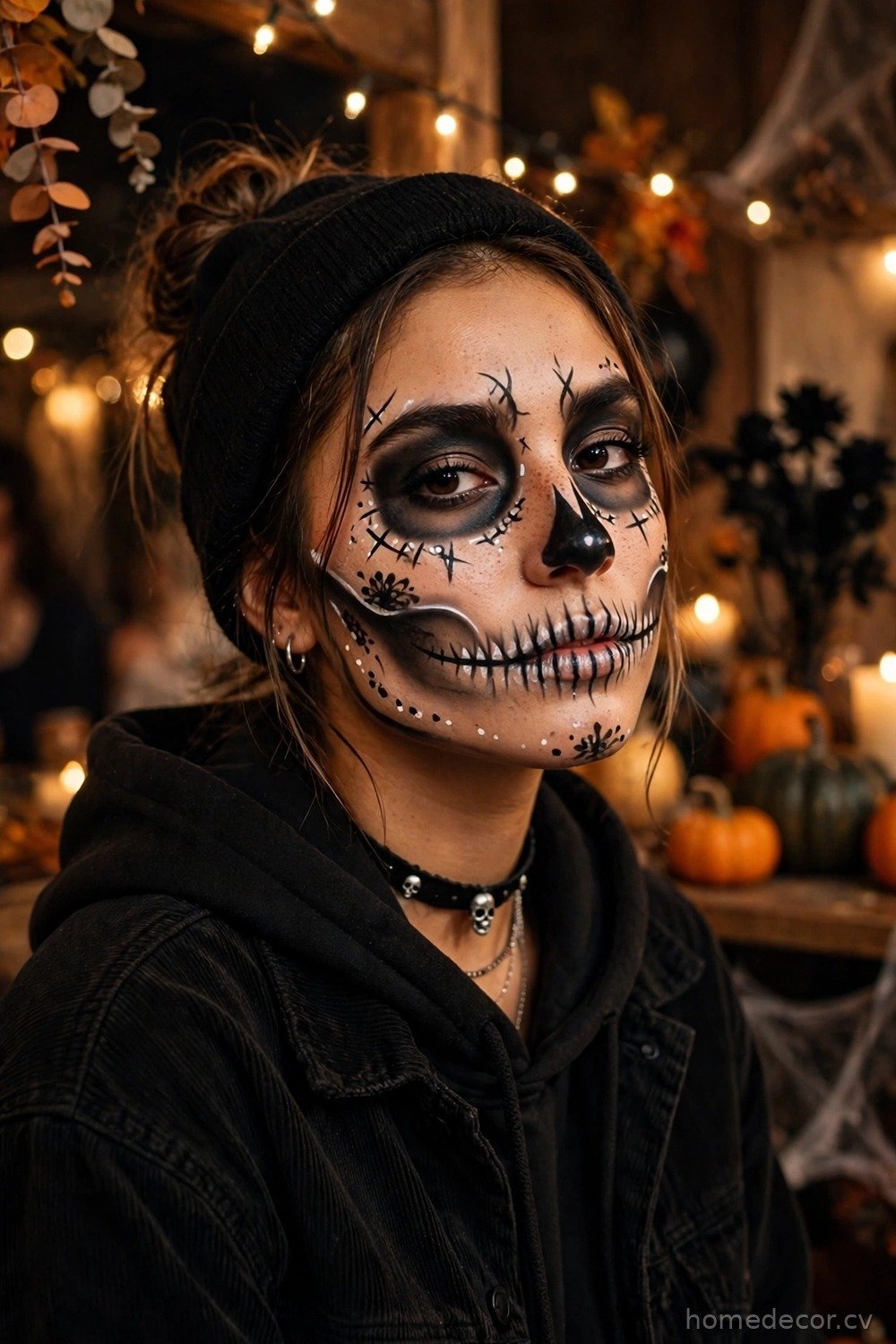 Skeleton Face Paint Only