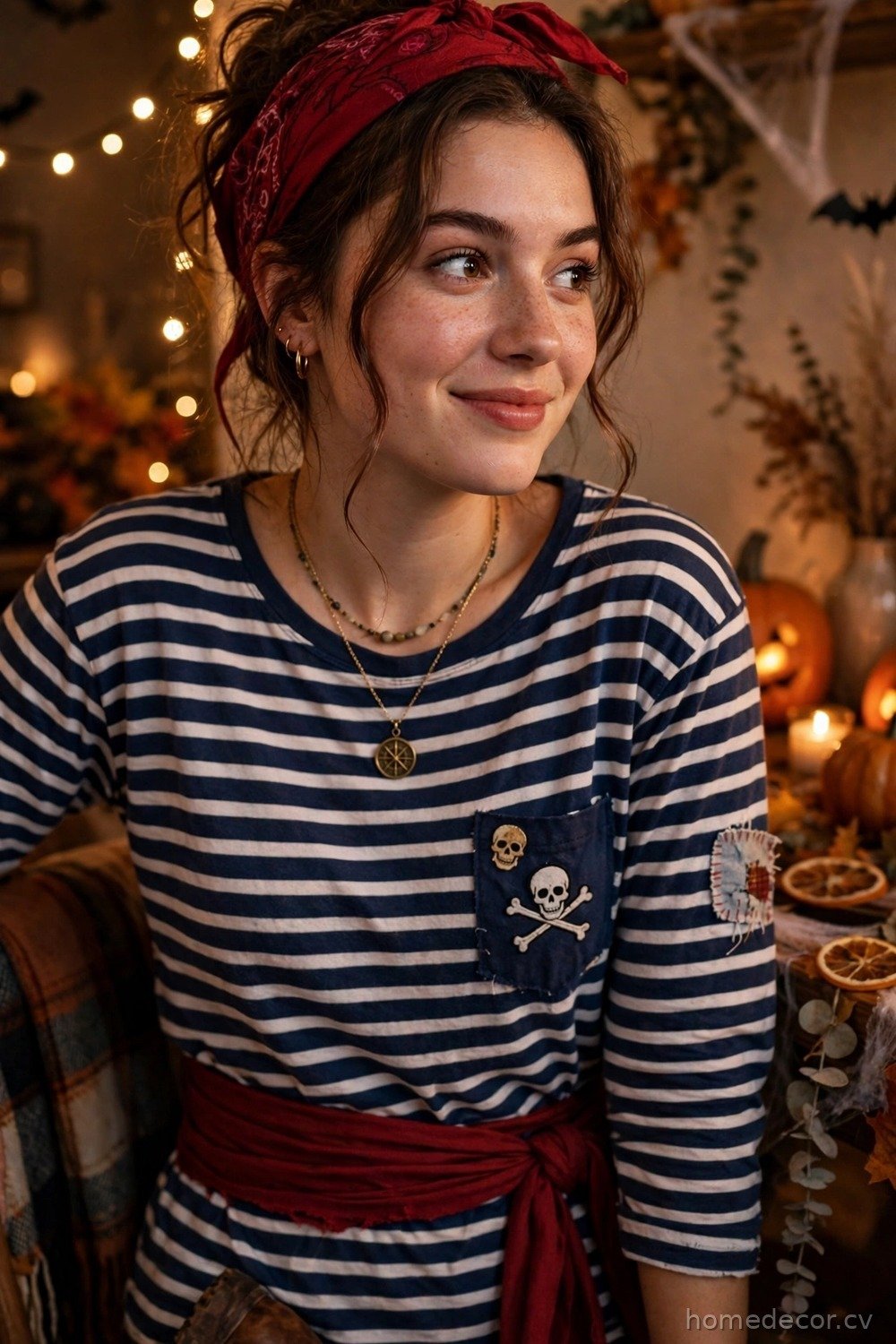 DIY Pirate from Closet Pieces